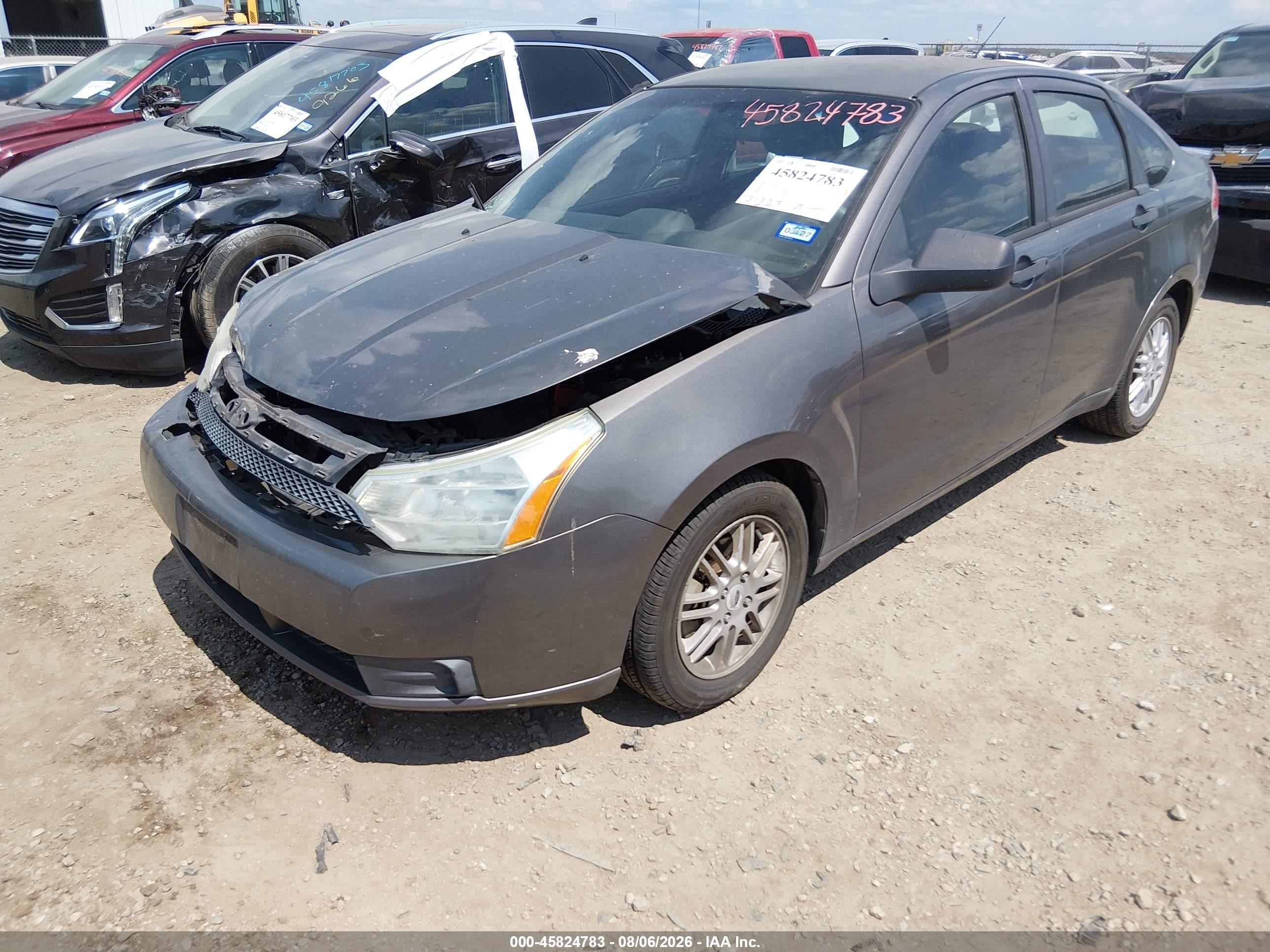 2009 Ford Focus Se Серый vin: 1FAHP35N09W216466