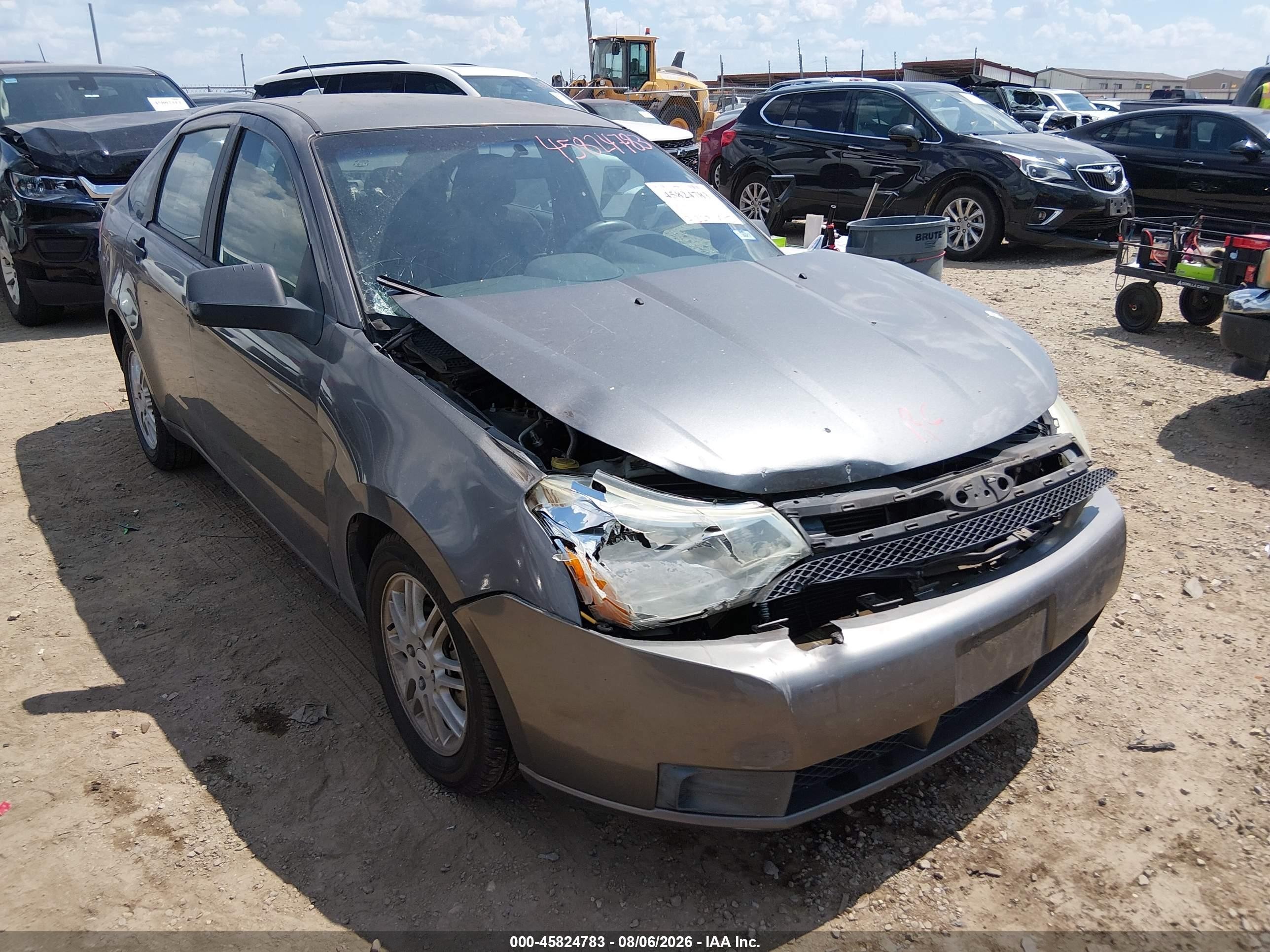 2009 Ford Focus Se Серый vin: 1FAHP35N09W216466