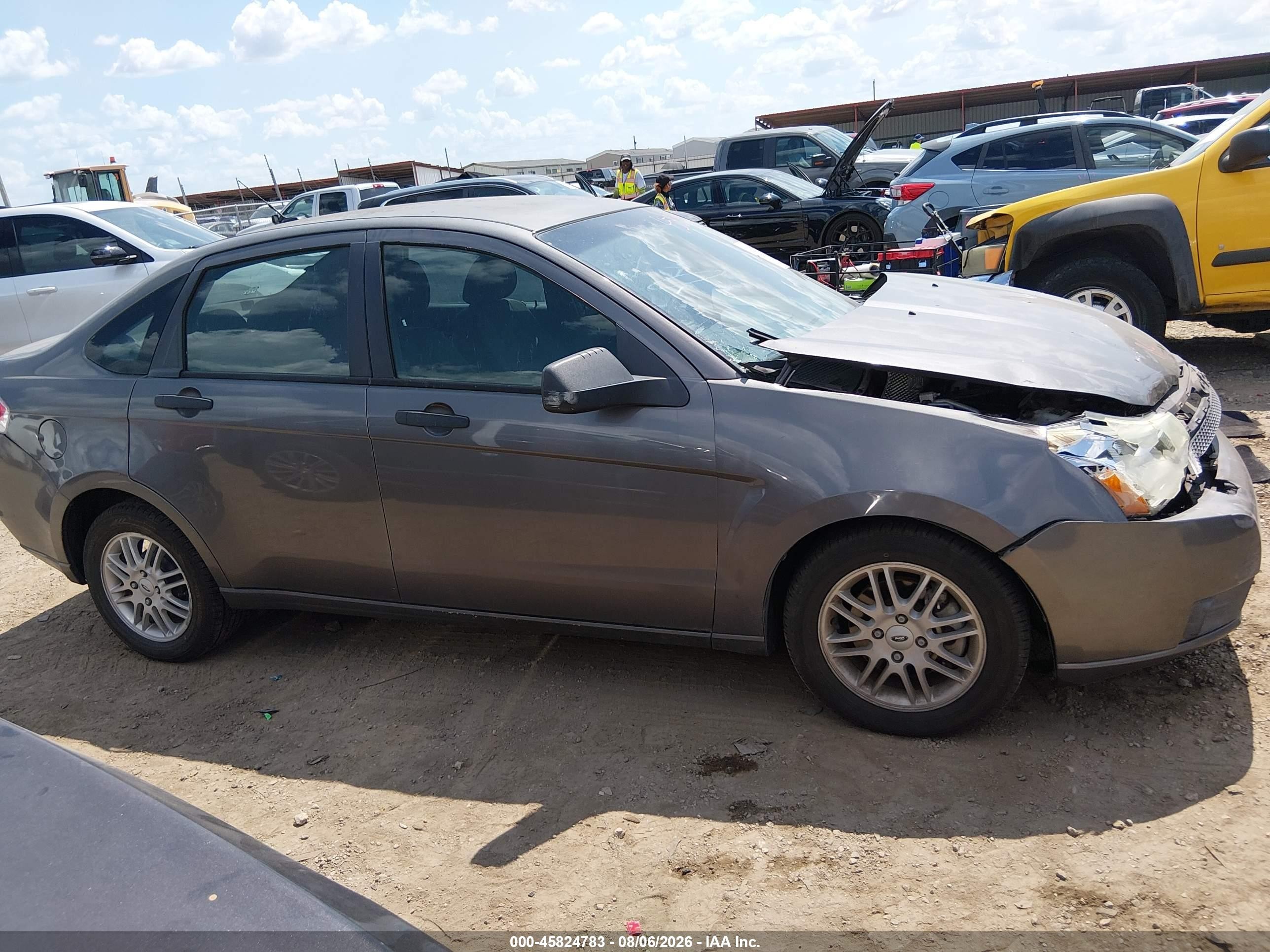 2009 Ford Focus Se Серый vin: 1FAHP35N09W216466