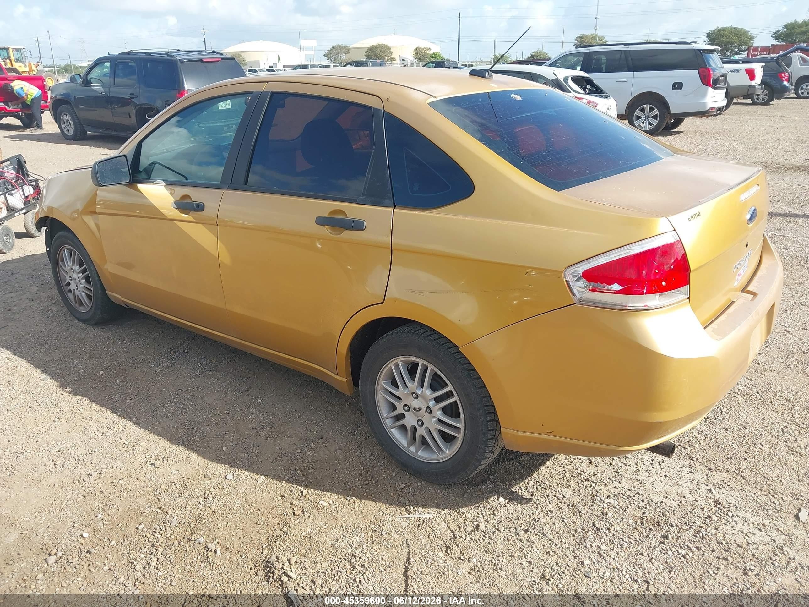 2009 Ford Focus Se Orange vin: 1FAHP35N09W255333