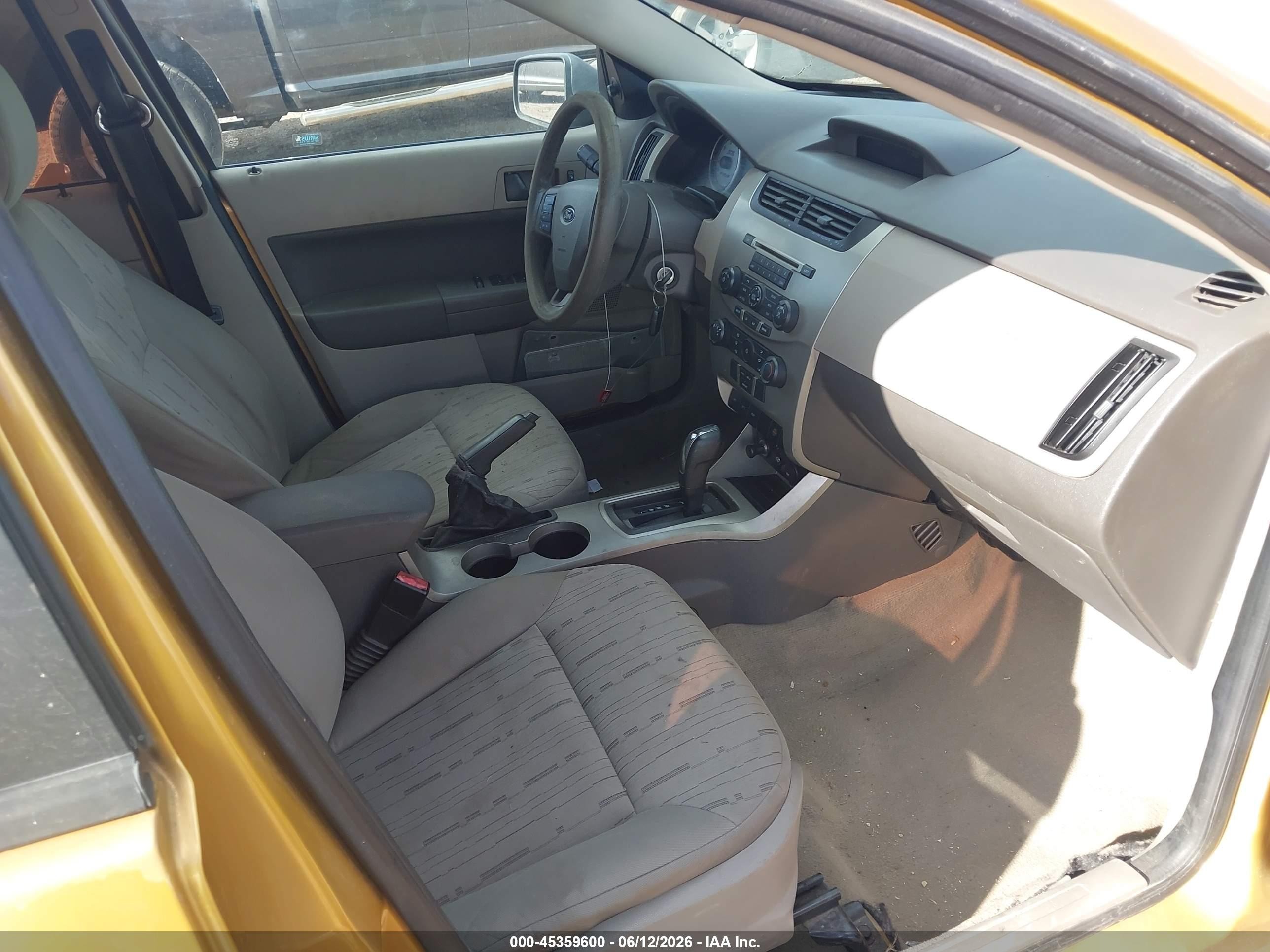 2009 Ford Focus Se Orange vin: 1FAHP35N09W255333