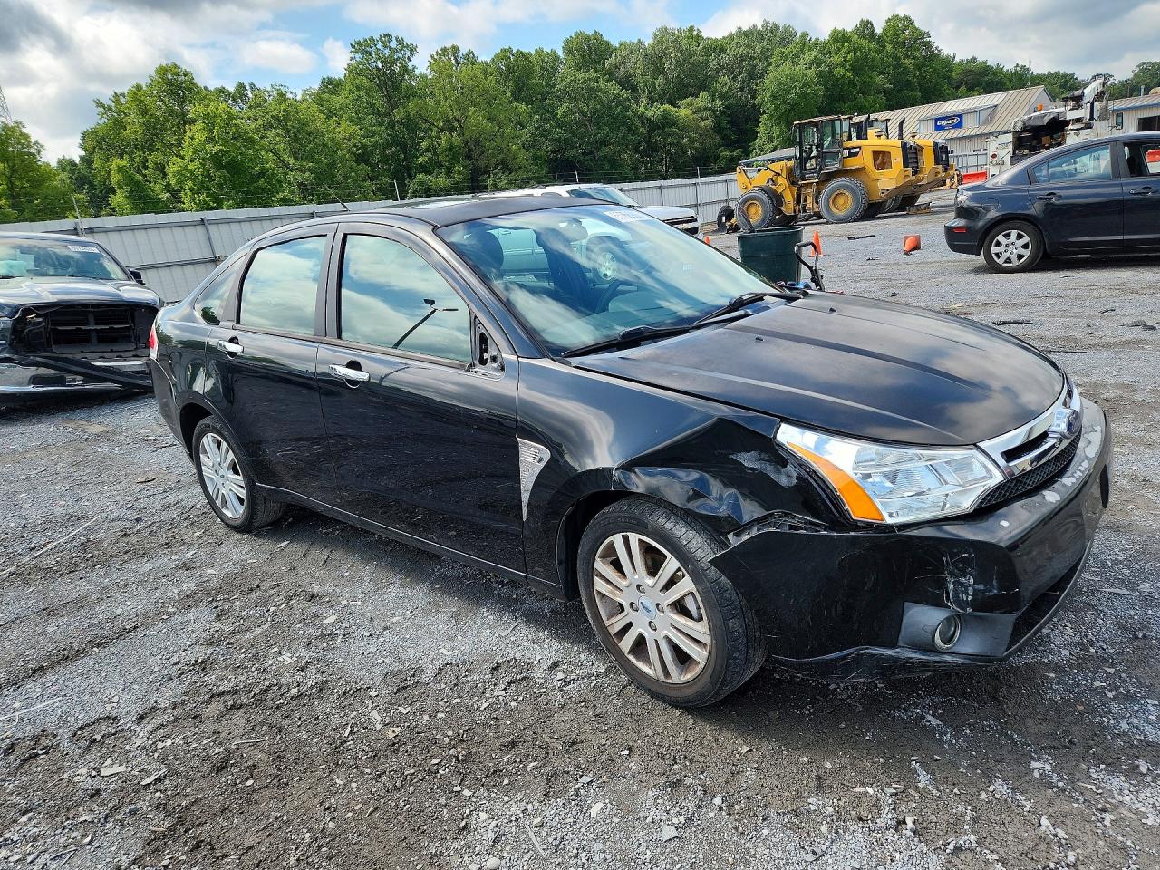 2008 Ford Focus Se Black vin: 1FAHP35N18W200730