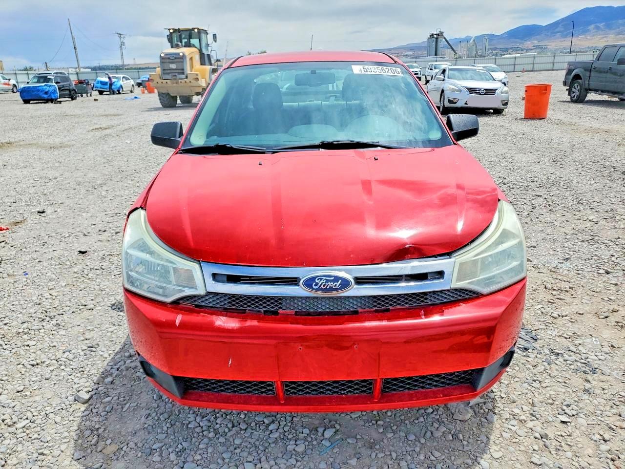 2008 Ford Focus Se Red vin: 1FAHP35N18W208102