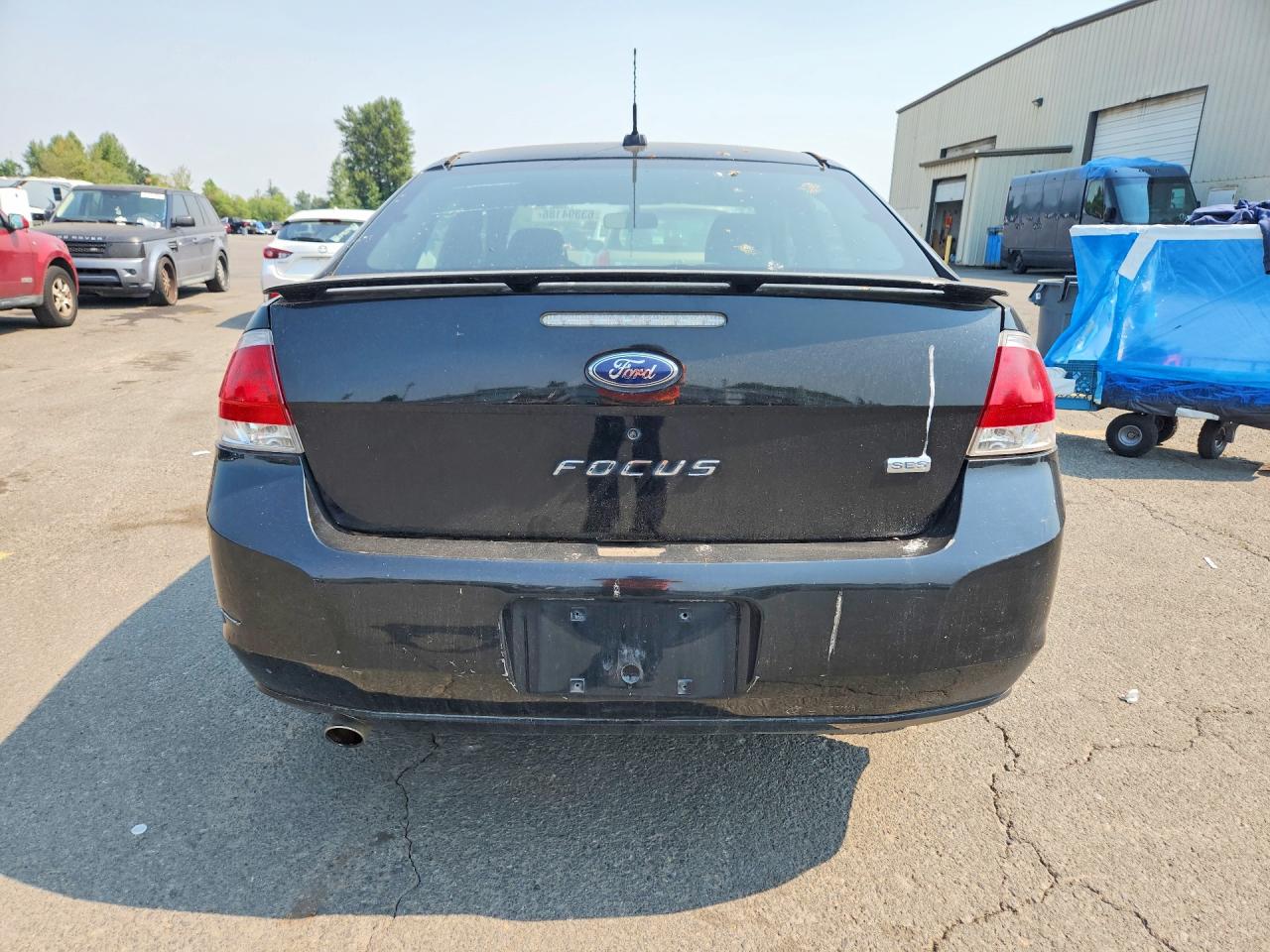 2008 Ford Focus Se Black vin: 1FAHP35N18W230875
