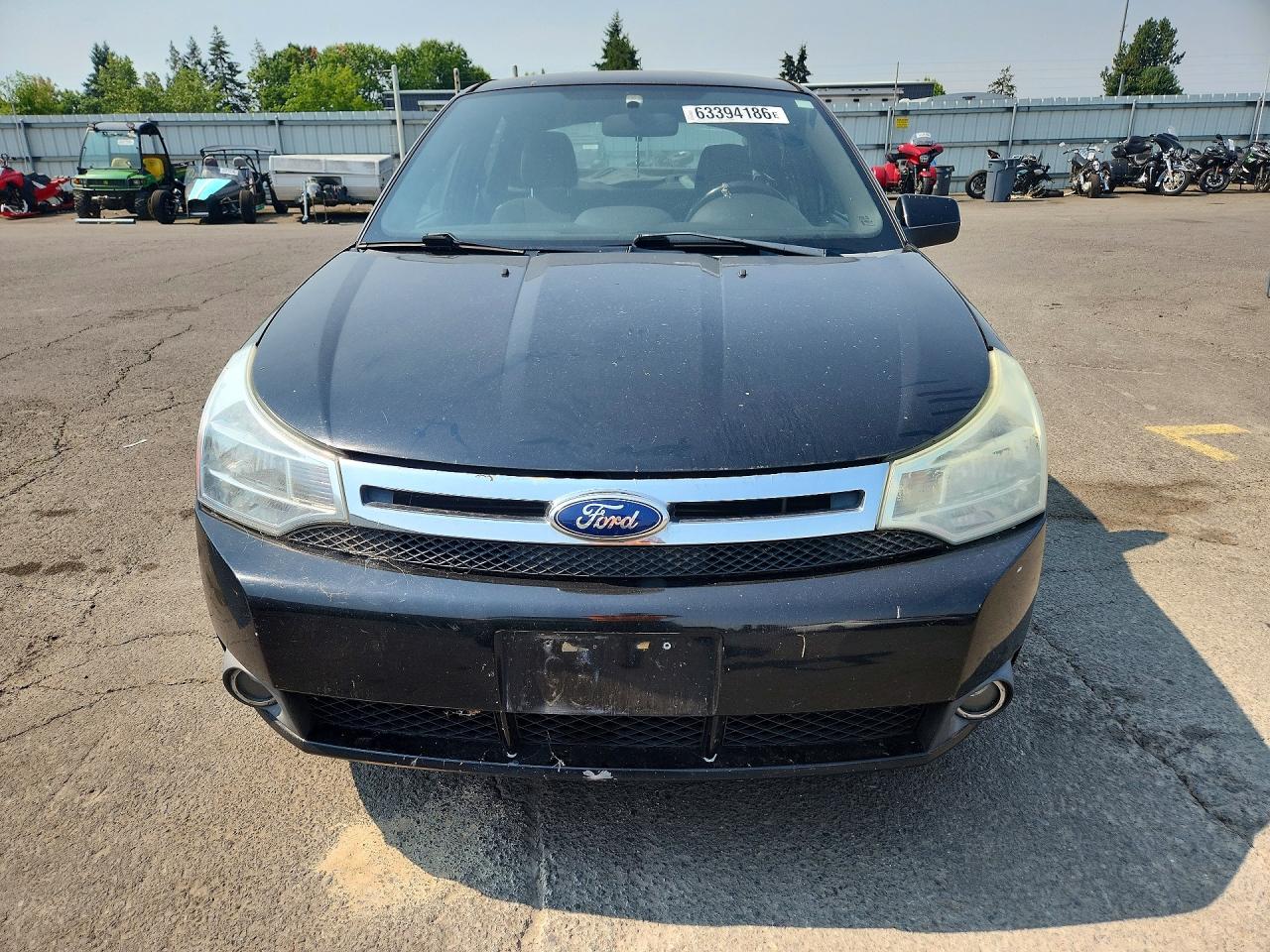2008 Ford Focus Se Black vin: 1FAHP35N18W230875