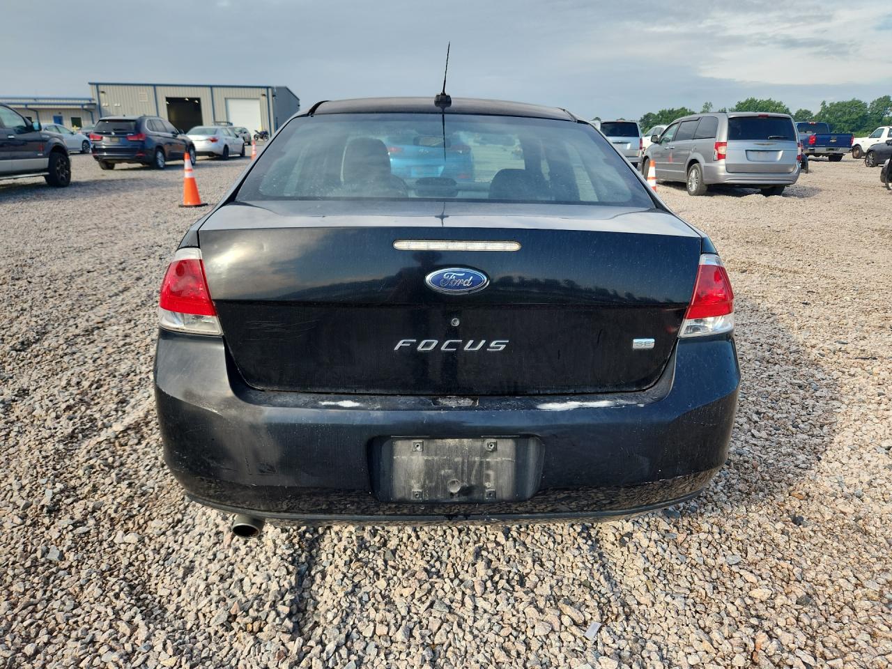 2008 Ford Focus Se Black vin: 1FAHP35N18W292566