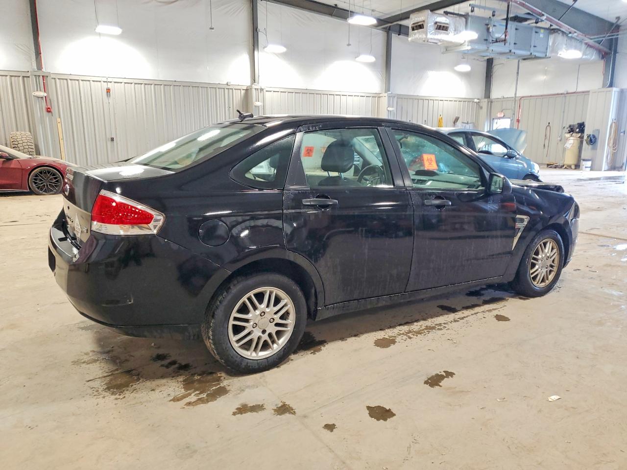 2008 Ford Focus Se/sel/ses Black vin: 1FAHP35N18W300701