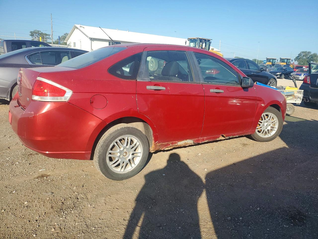 2009 Ford Focus Se Maroon vin: 1FAHP35N19W111080