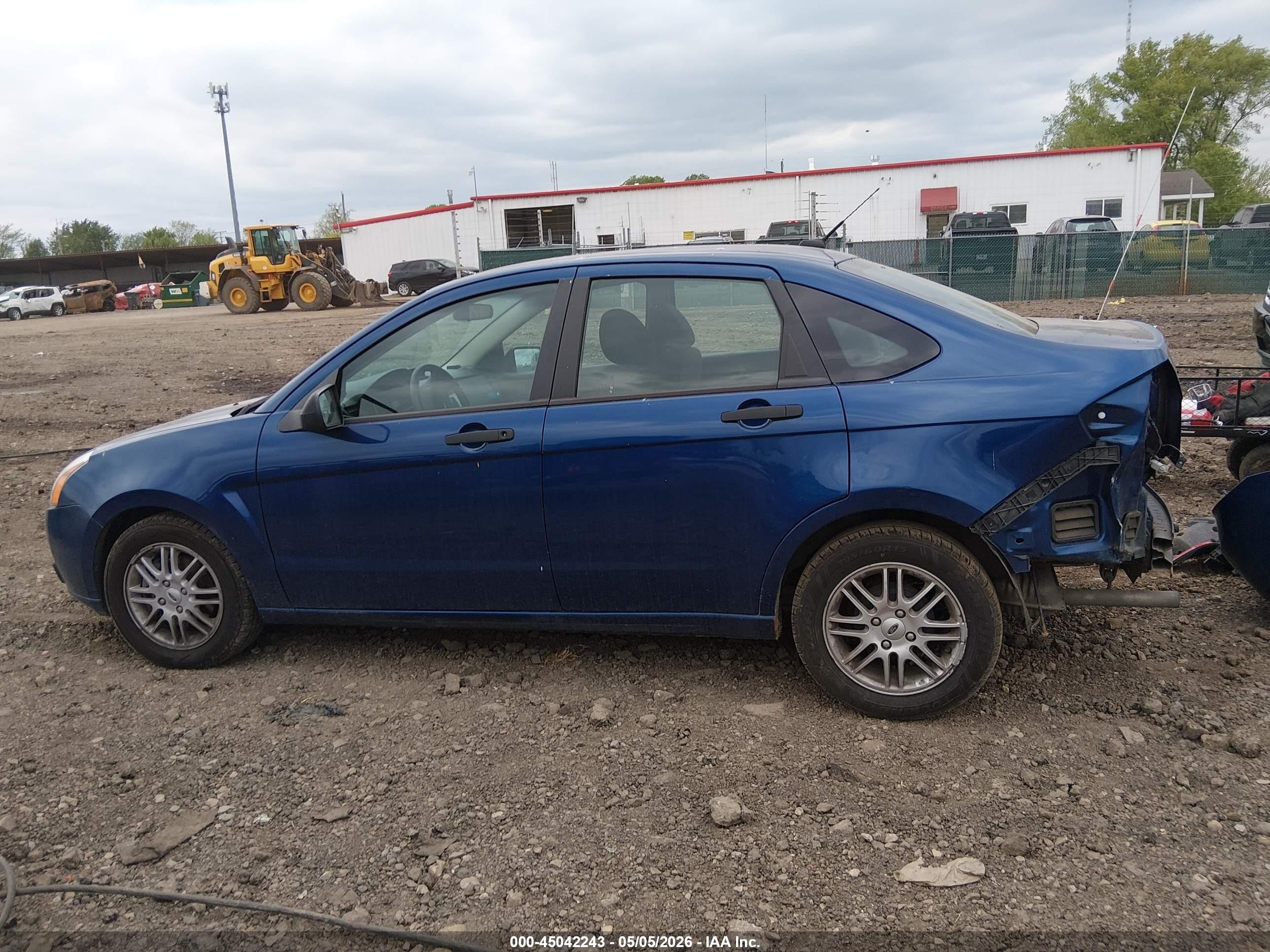 2009 Ford Focus Se Синий vin: 1FAHP35N19W150199