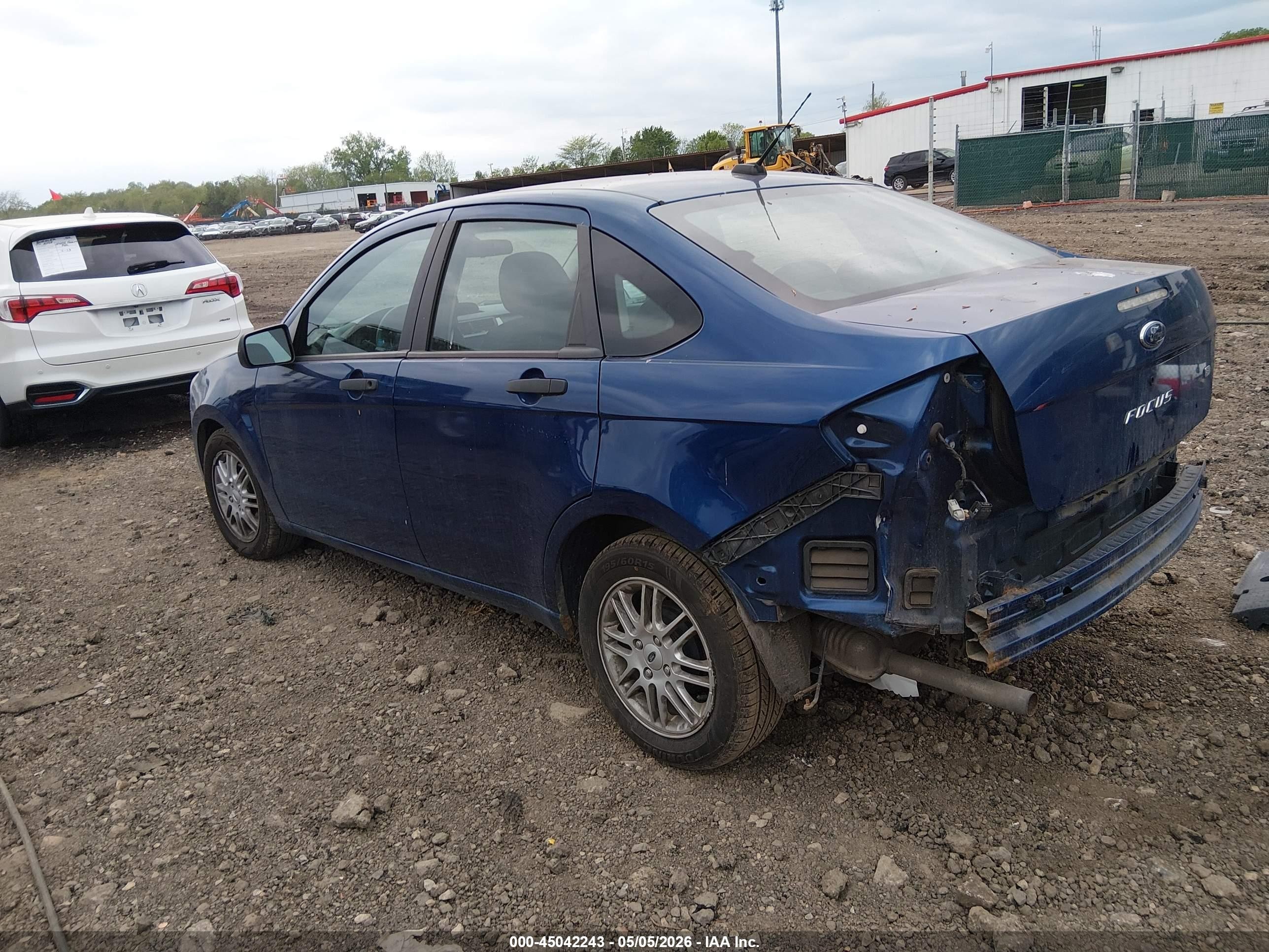 2009 Ford Focus Se Синий vin: 1FAHP35N19W150199