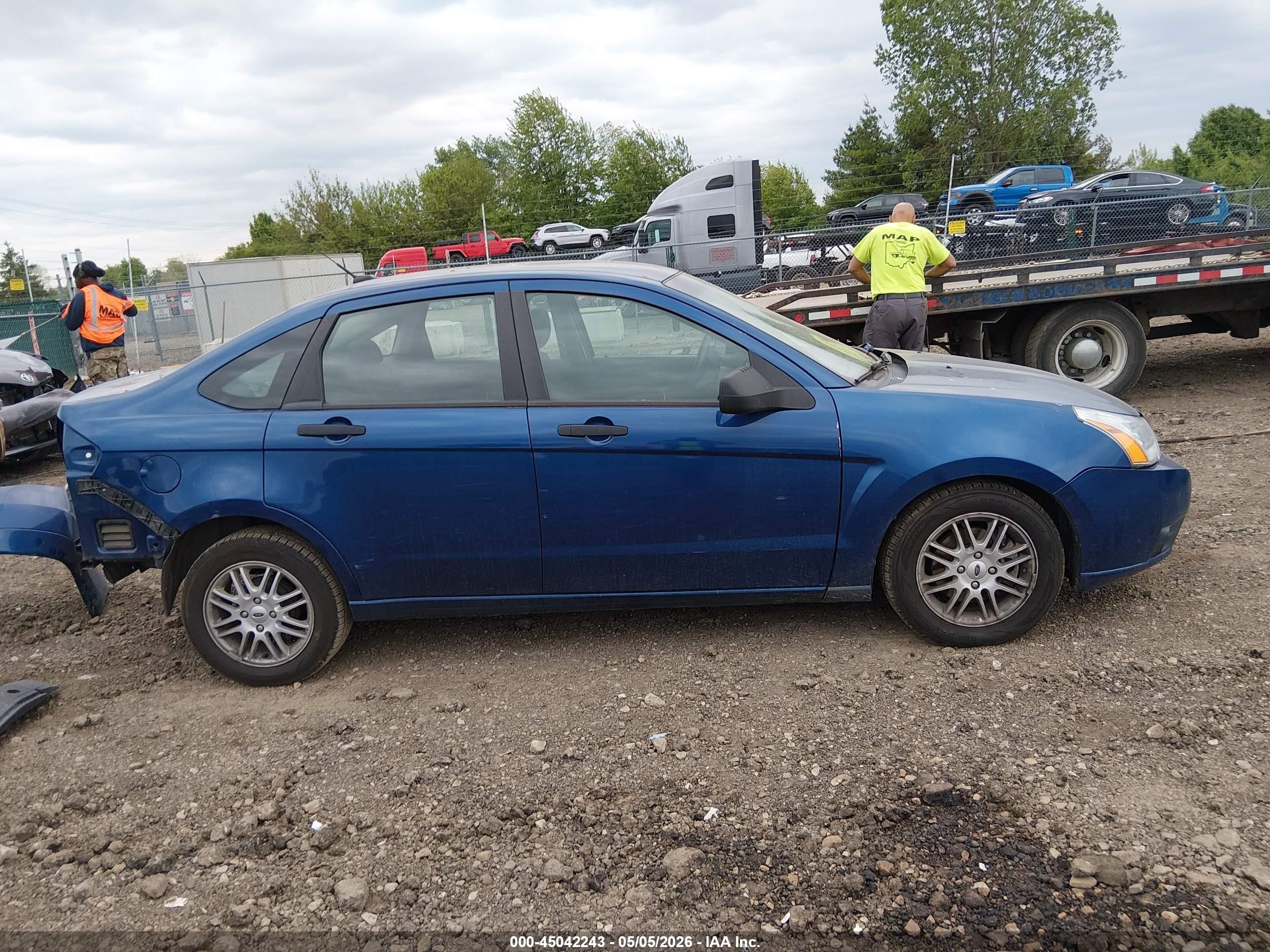 2009 Ford Focus Se Синий vin: 1FAHP35N19W150199