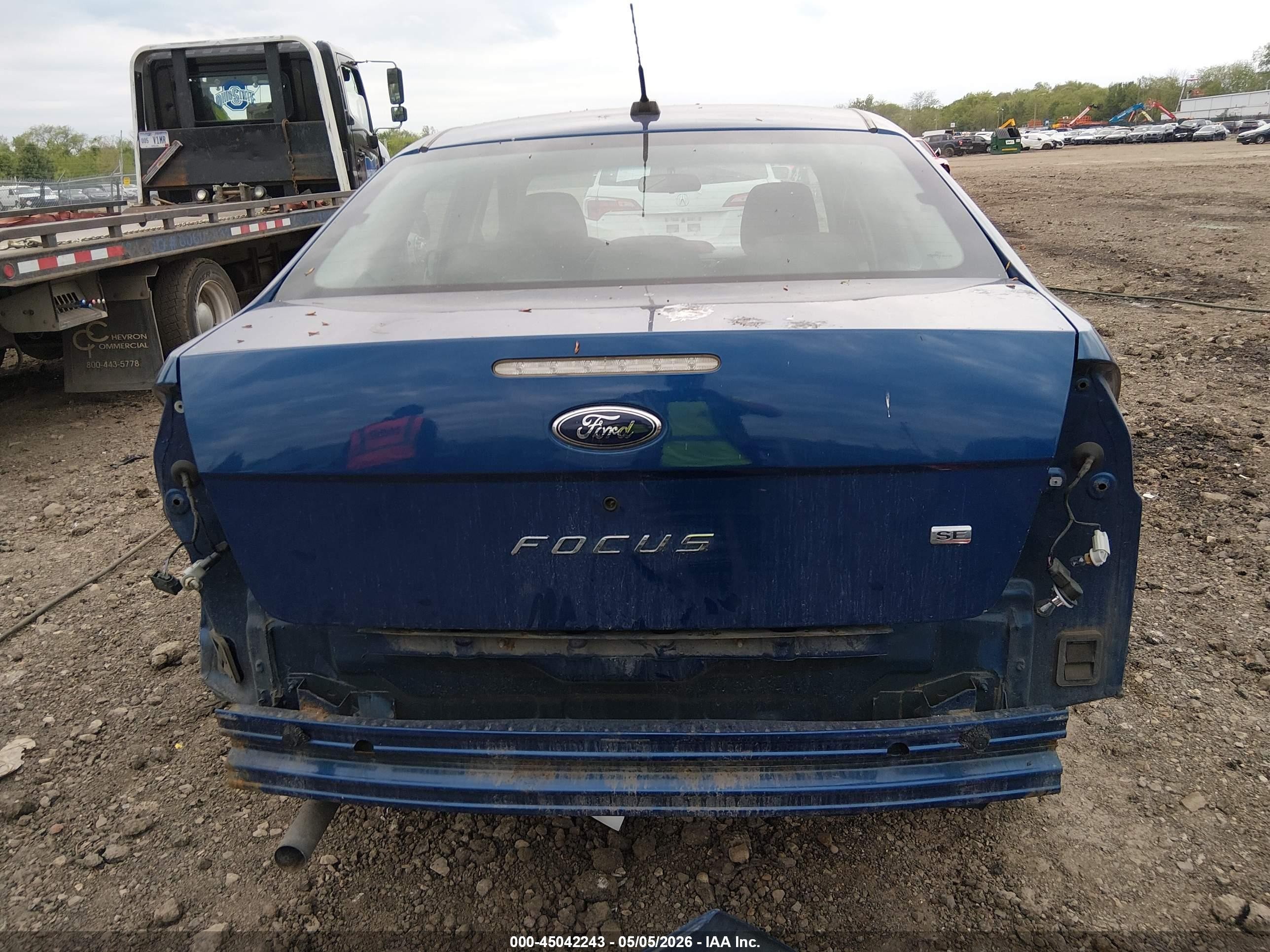 2009 Ford Focus Se Синий vin: 1FAHP35N19W150199