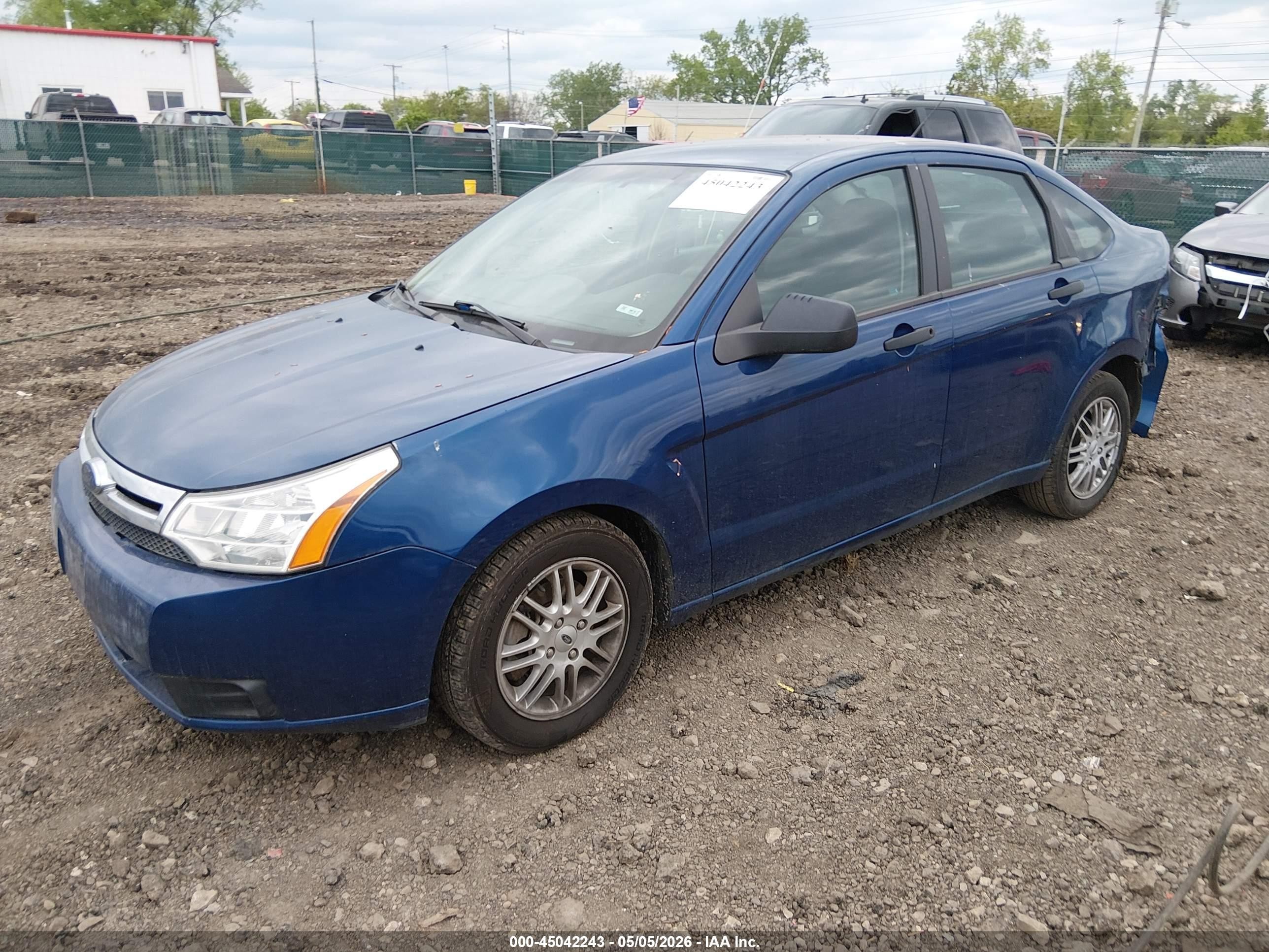 2009 Ford Focus Se Синий vin: 1FAHP35N19W150199