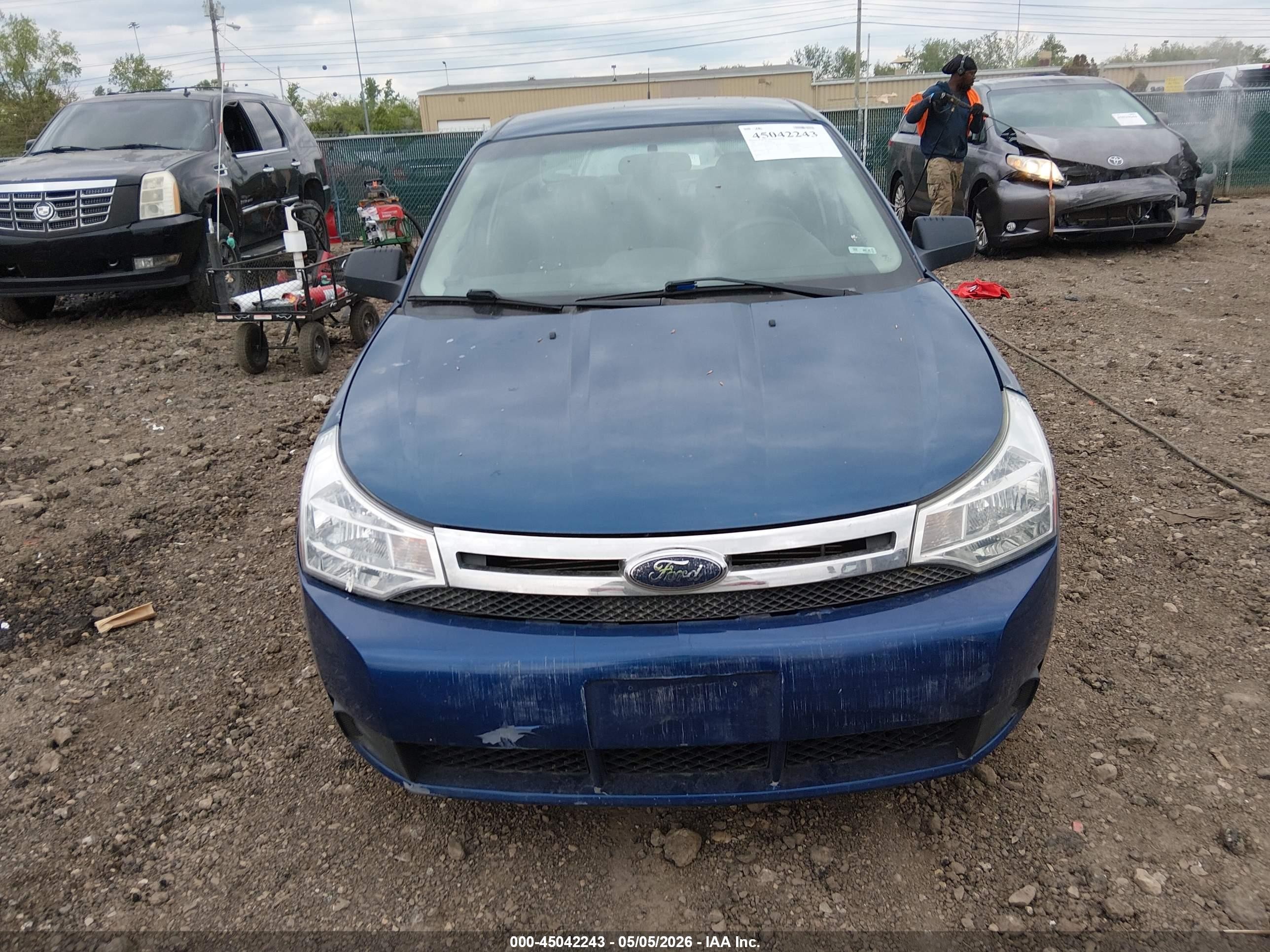 2009 Ford Focus Se Синий vin: 1FAHP35N19W150199