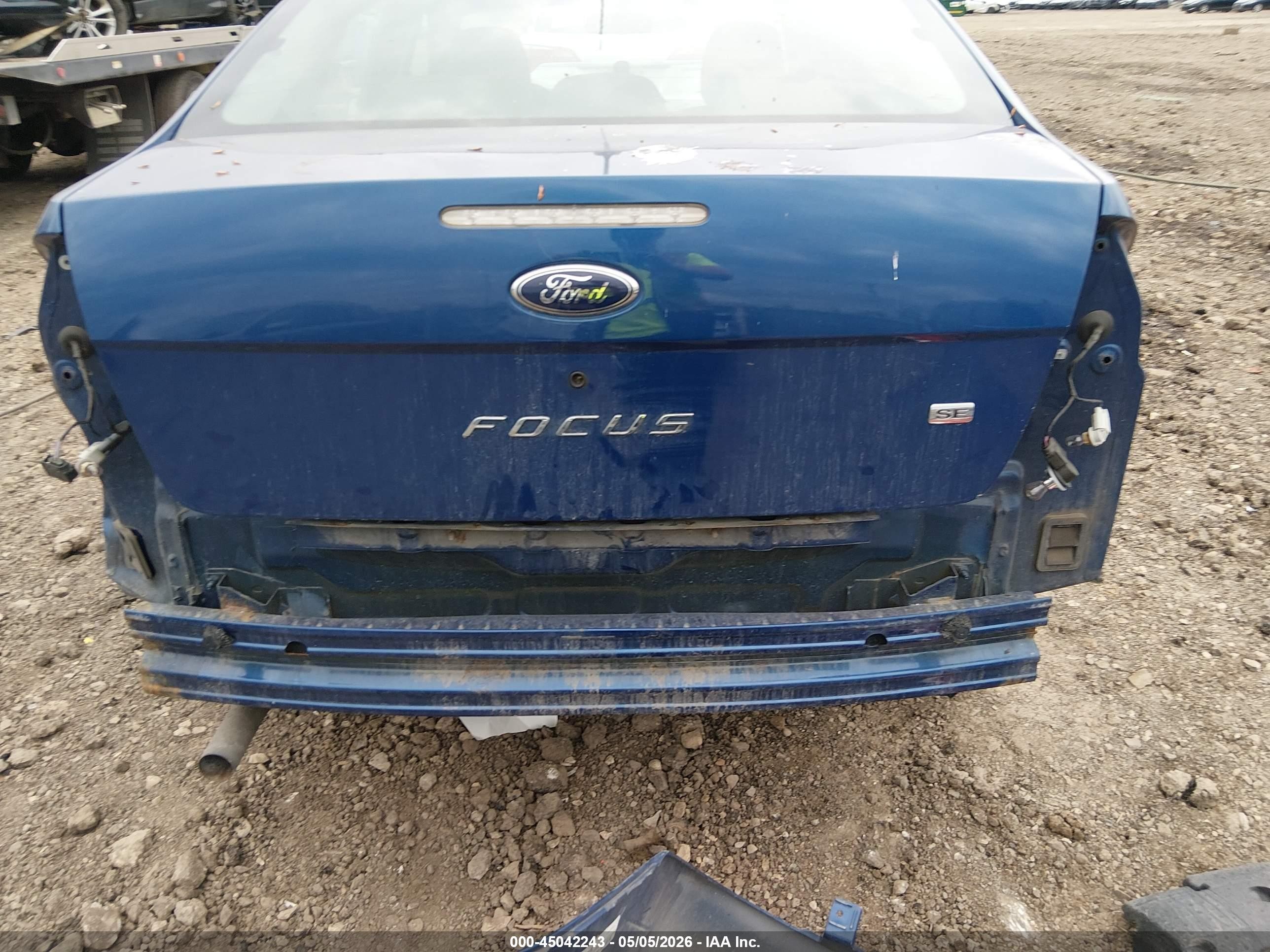 2009 Ford Focus Se Синий vin: 1FAHP35N19W150199