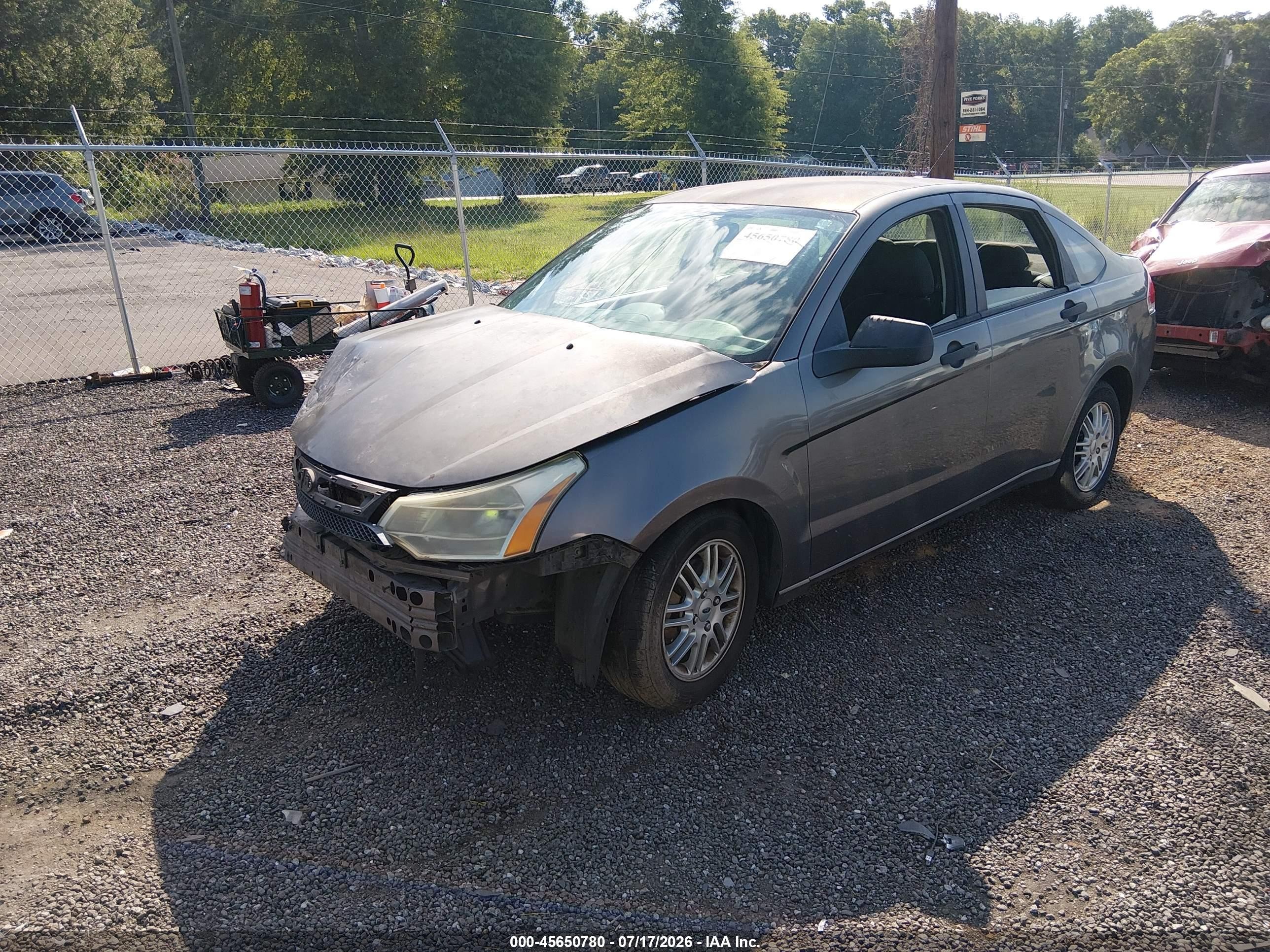2009 Ford Focus Se Серый vin: 1FAHP35N19W151367