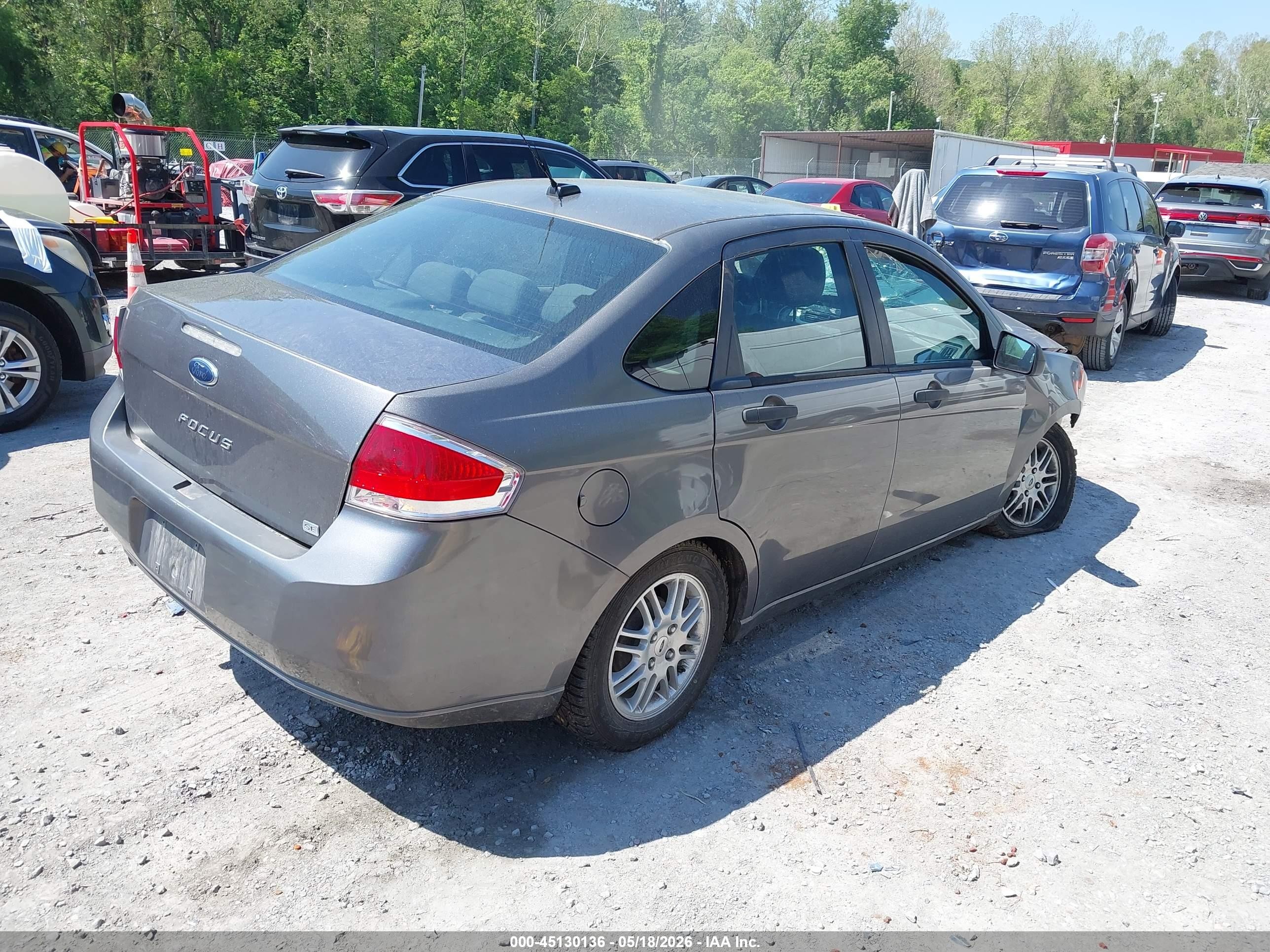 2009 Ford Focus Se Серый vin: 1FAHP35N19W244485