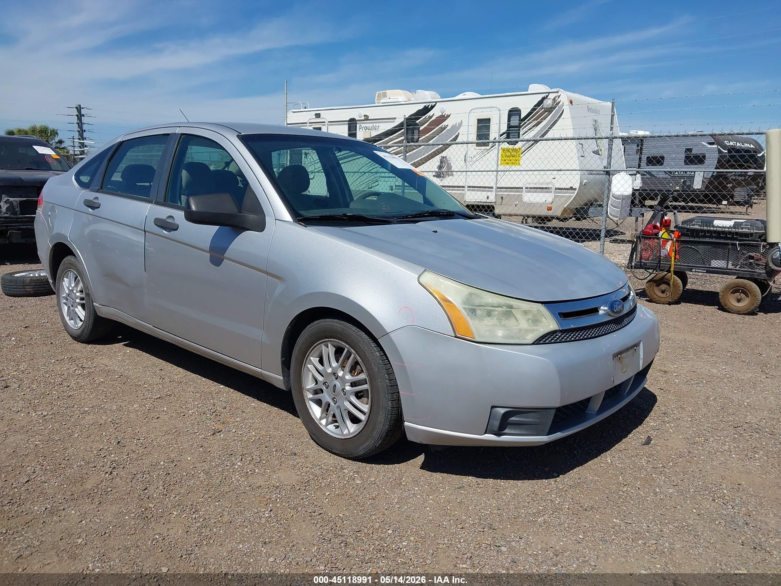 2009 Ford Focus Se Silver vin: 1FAHP35N19W246835