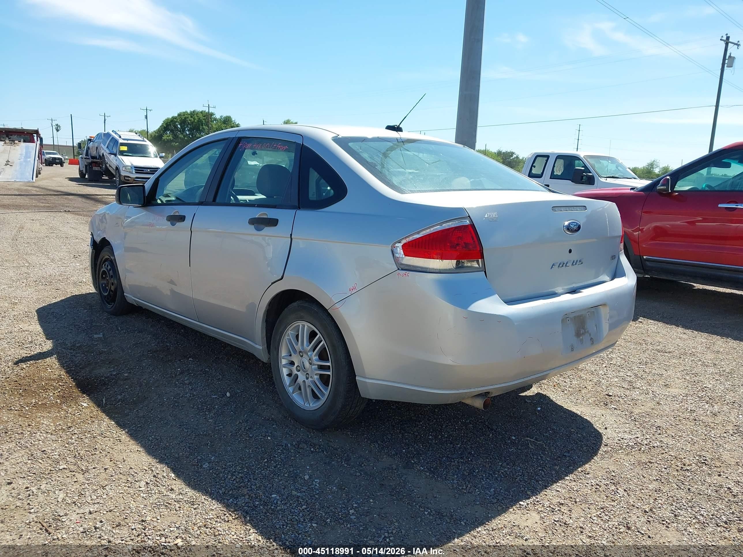 2009 Ford Focus Se Silver vin: 1FAHP35N19W246835