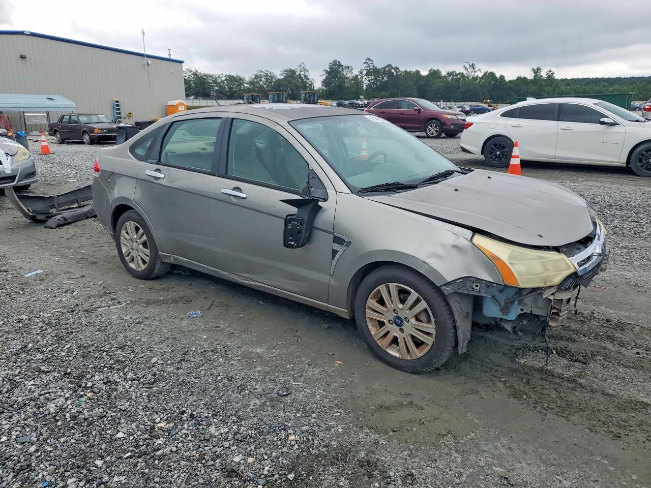 2008 Ford Focus Se Beige vin: 1FAHP35N28W163817