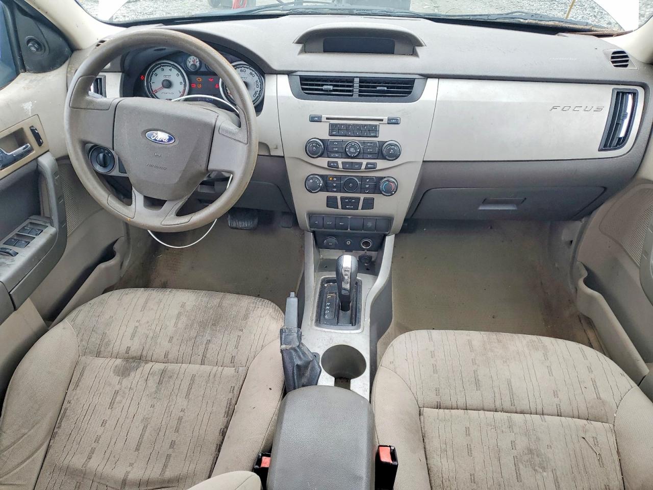 2008 Ford Focus Se Beige vin: 1FAHP35N28W163817