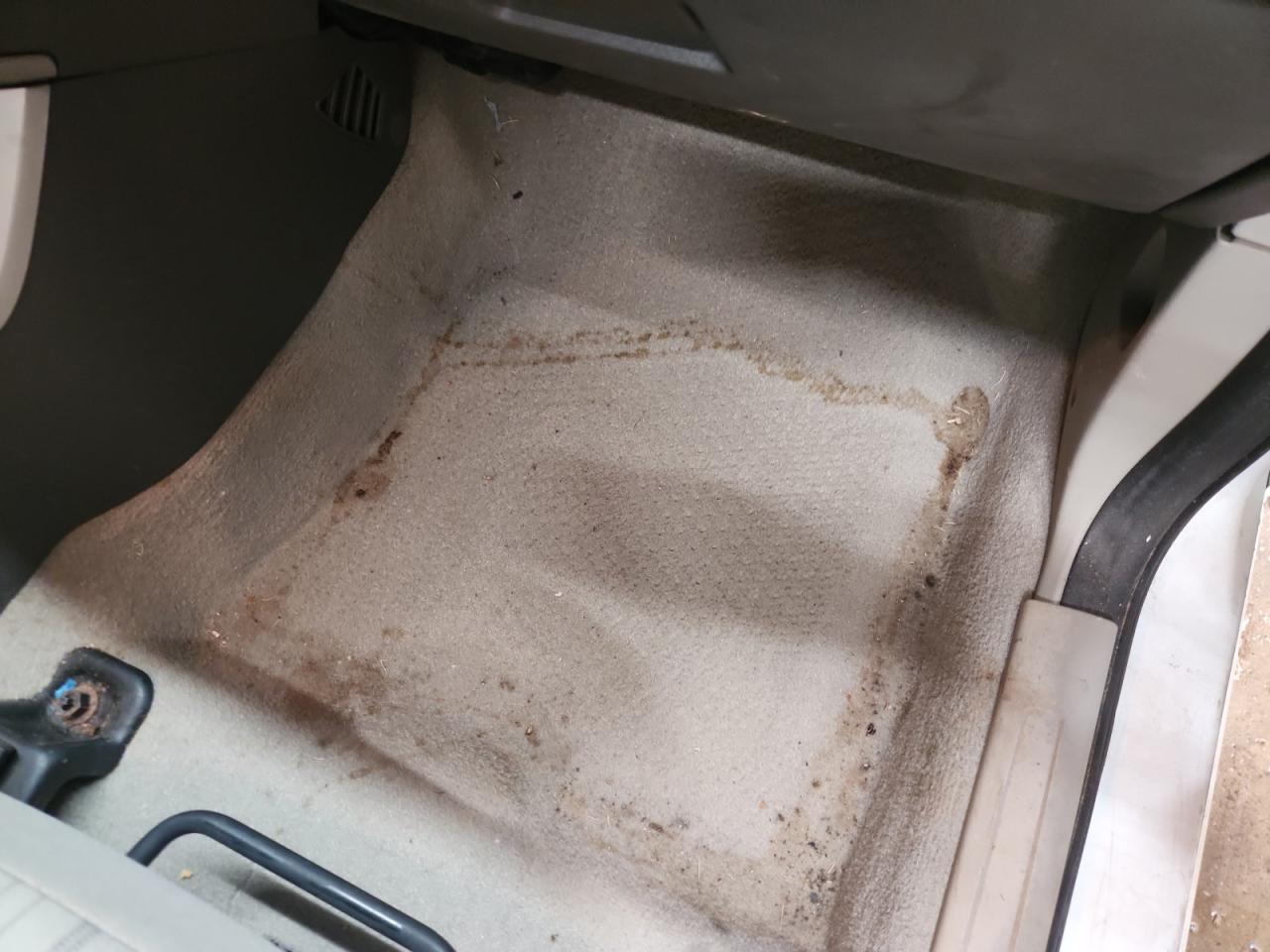 2008 Ford Focus Se White vin: 1FAHP35N28W182643 Damage: Right Front Carpet, Stained, Permanent
