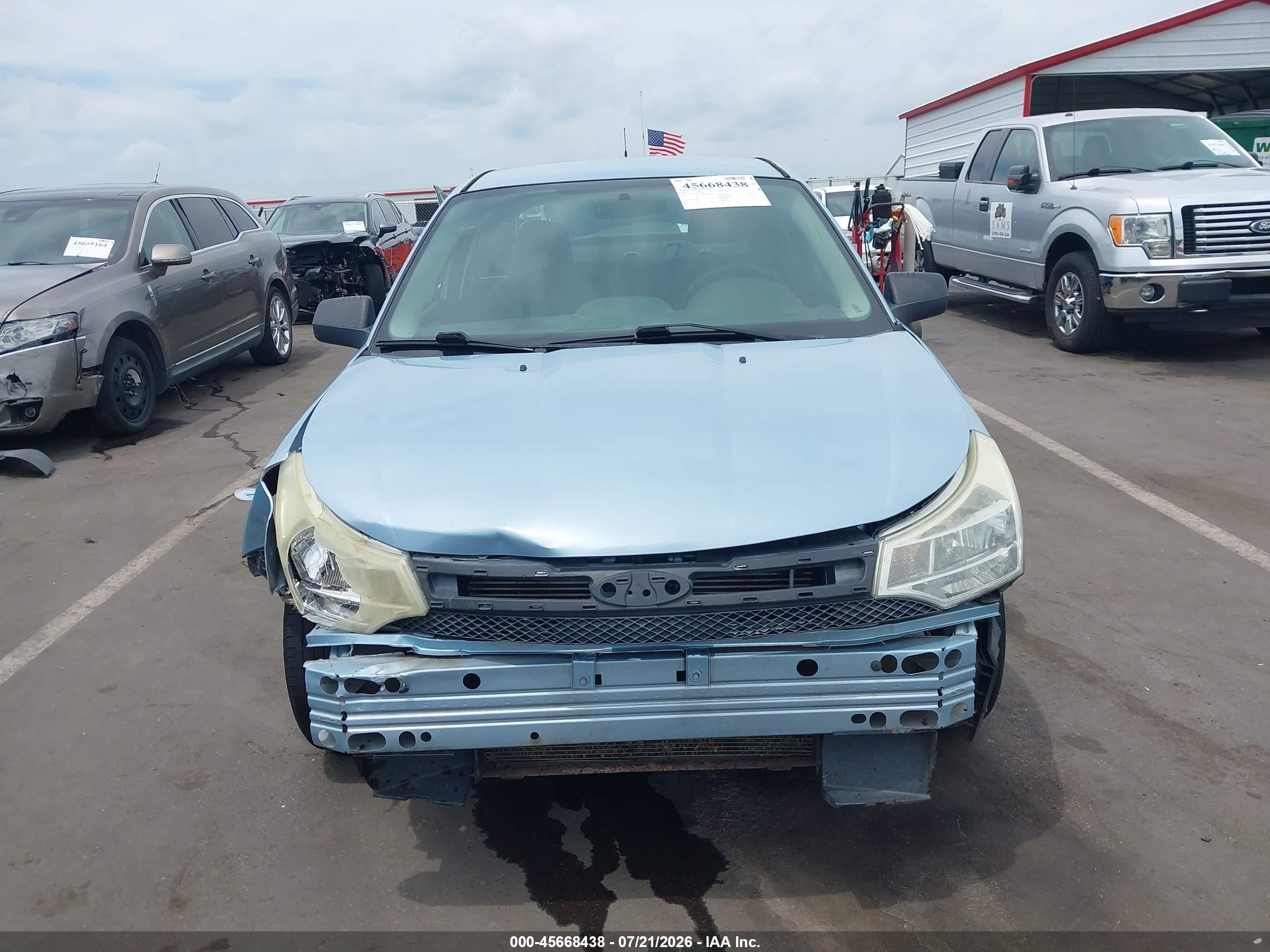 2008 Ford Focus Se/ses Blue vin: 1FAHP35N28W186482