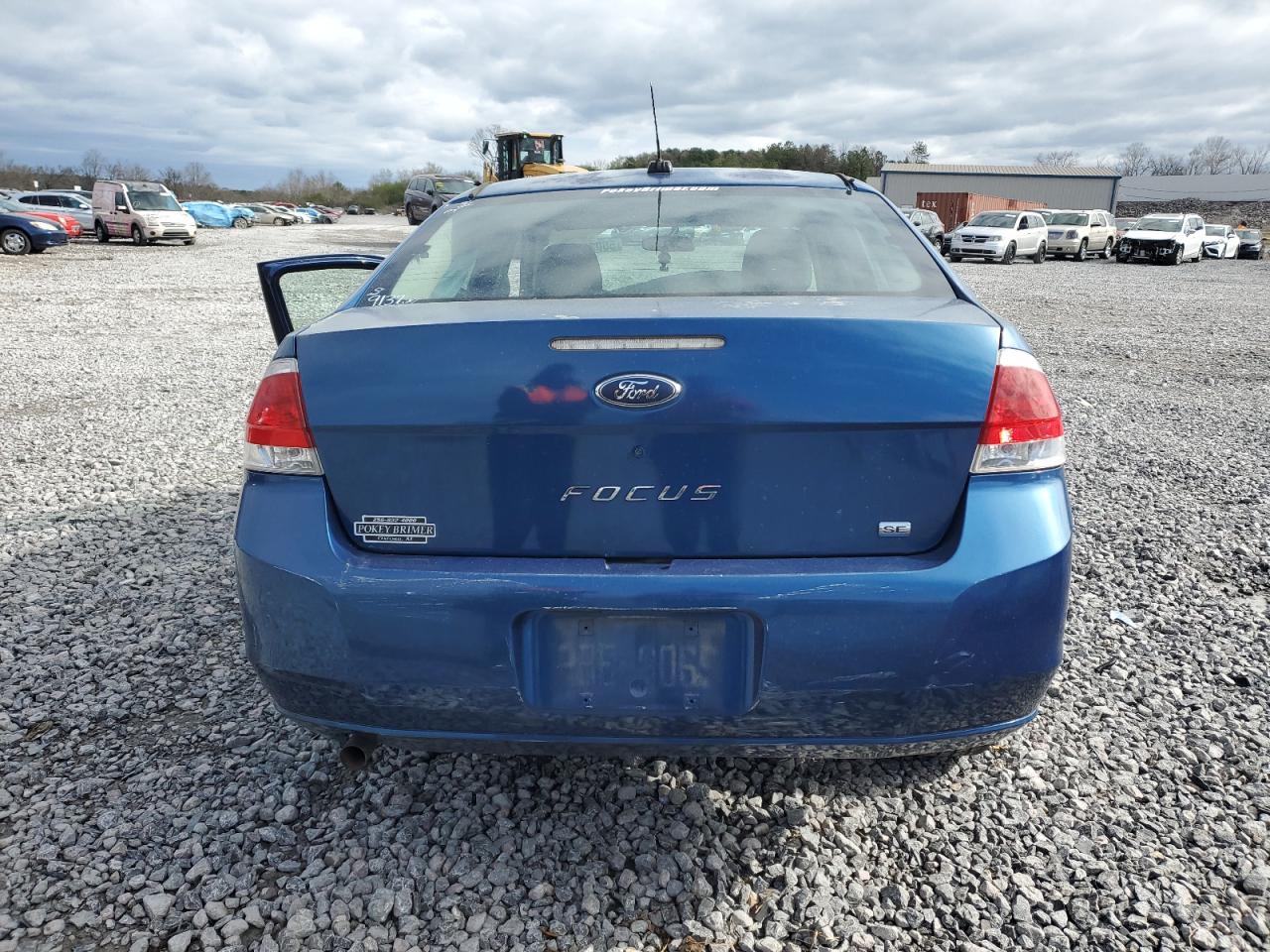 2008 Ford Focus Se Blue vin: 1FAHP35N28W201630