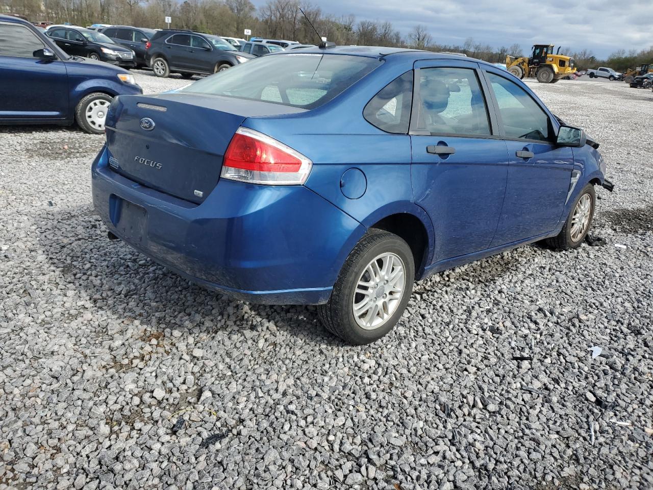 2008 Ford Focus Se Blue vin: 1FAHP35N28W201630