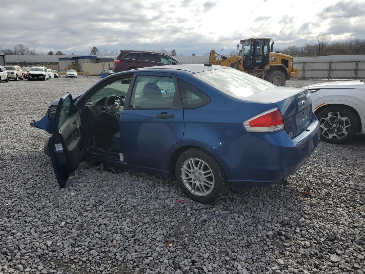 2008 Ford Focus Se Blue vin: 1FAHP35N28W201630