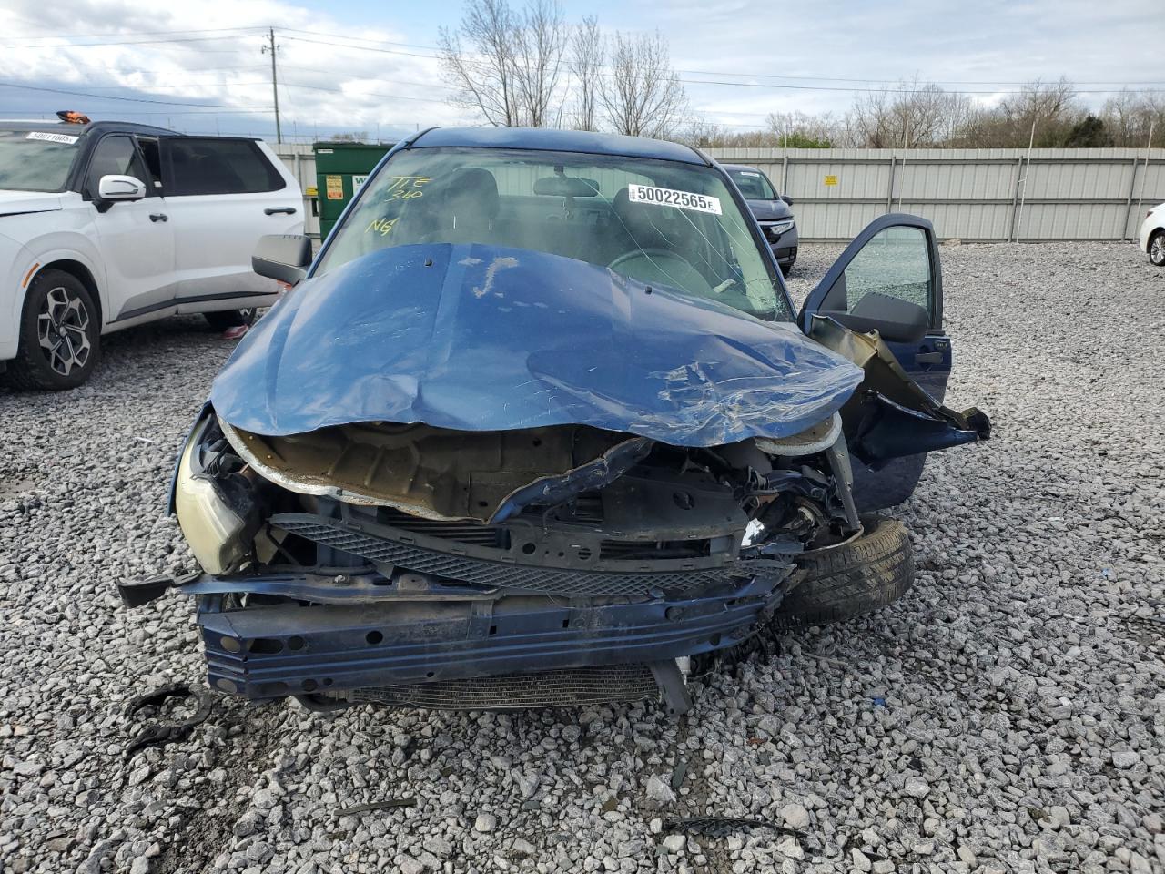 2008 Ford Focus Se Blue vin: 1FAHP35N28W201630