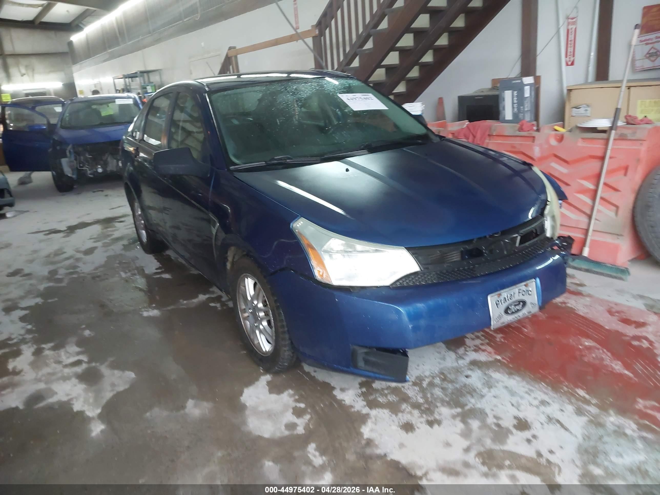 2008 Ford Focus Se/ses Blue vin: 1FAHP35N28W245529