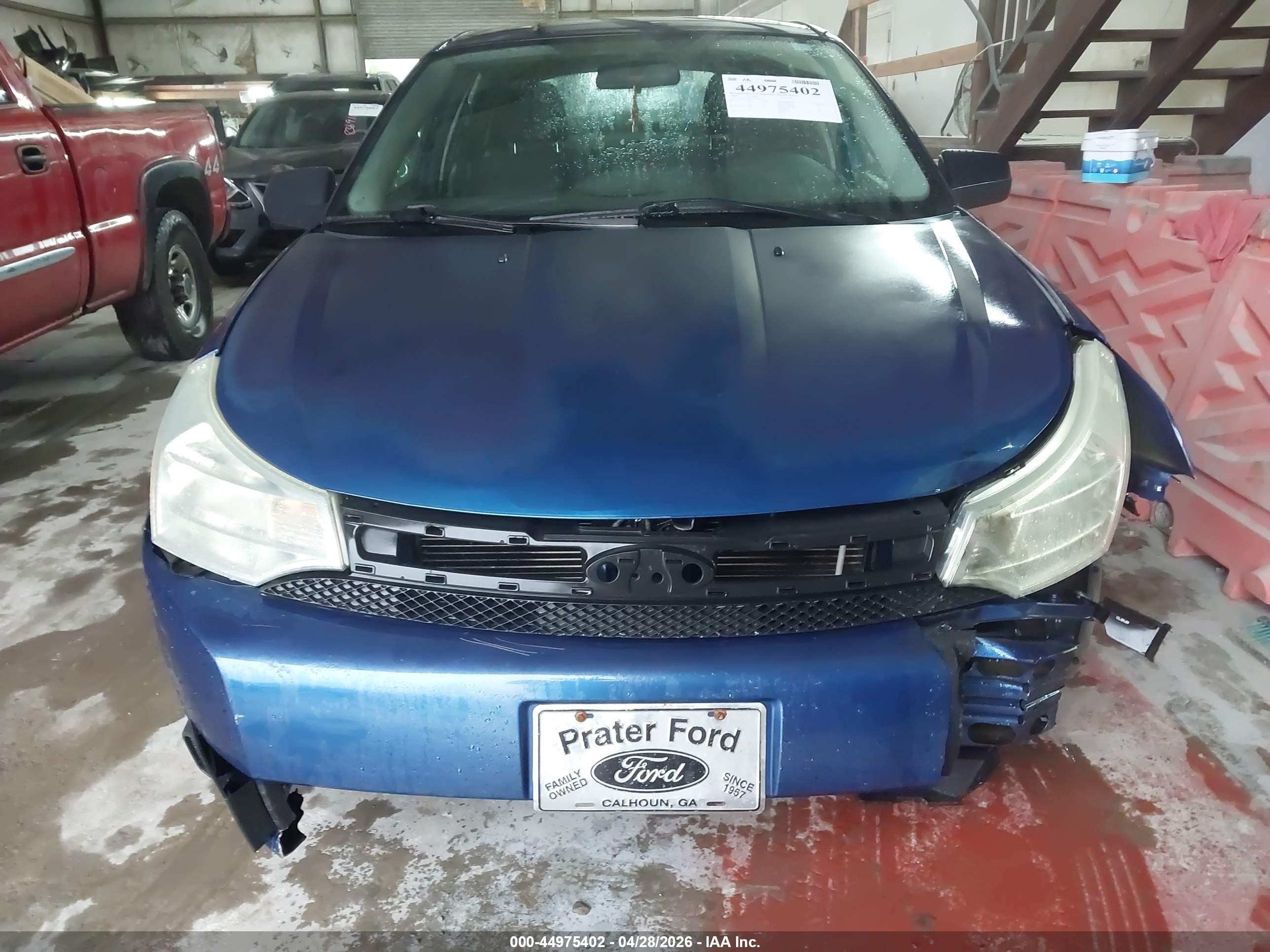 2008 Ford Focus Se/ses Blue vin: 1FAHP35N28W245529