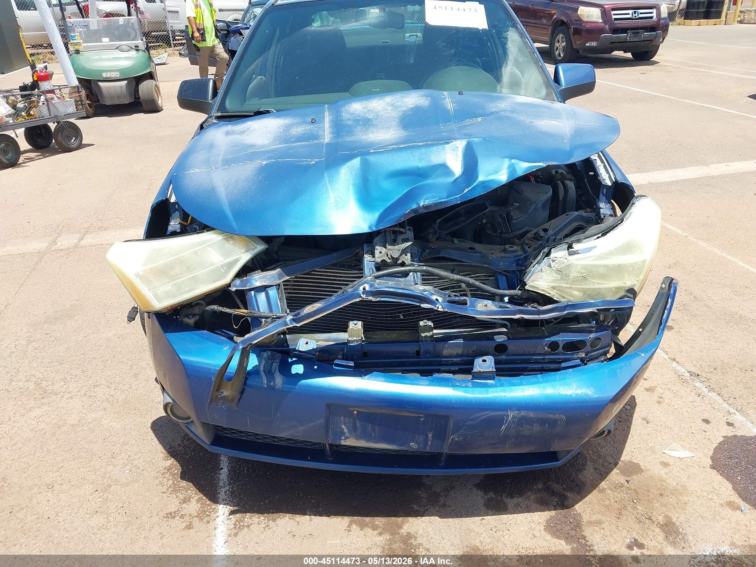 2008 Ford Focus Se/ses Blue vin: 1FAHP35N28W298229