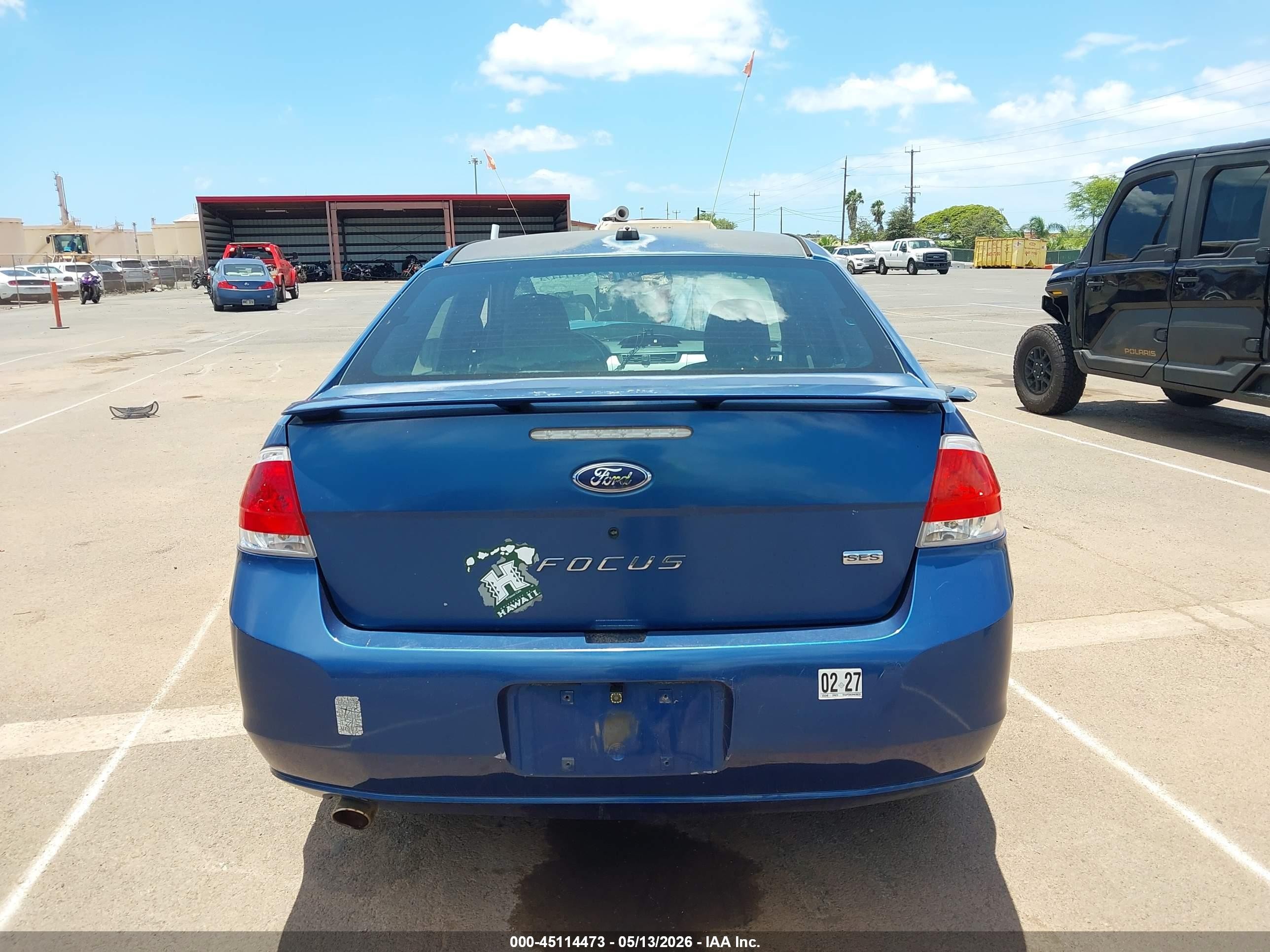 2008 Ford Focus Se/ses Blue vin: 1FAHP35N28W298229