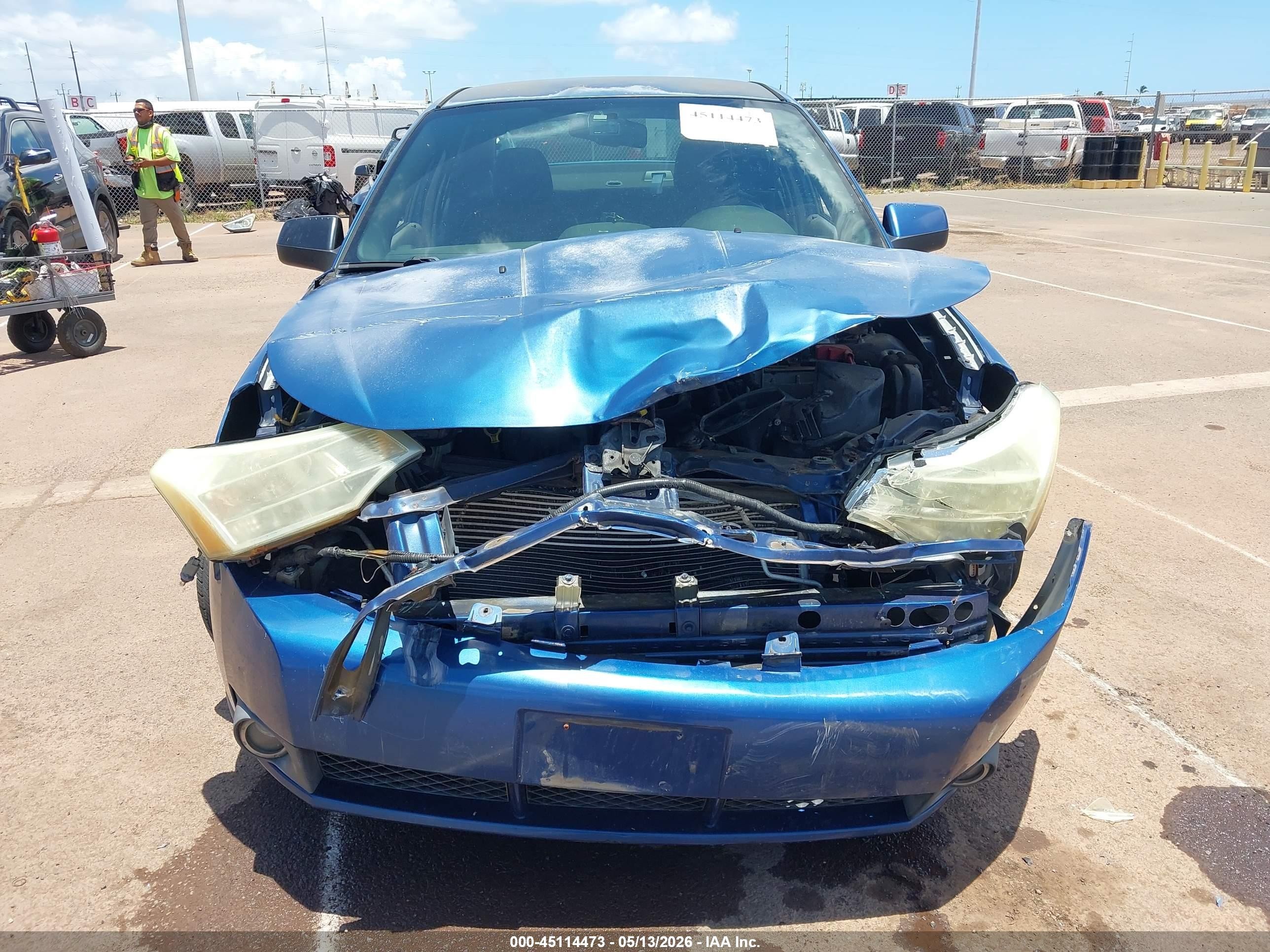 2008 Ford Focus Se/ses Blue vin: 1FAHP35N28W298229