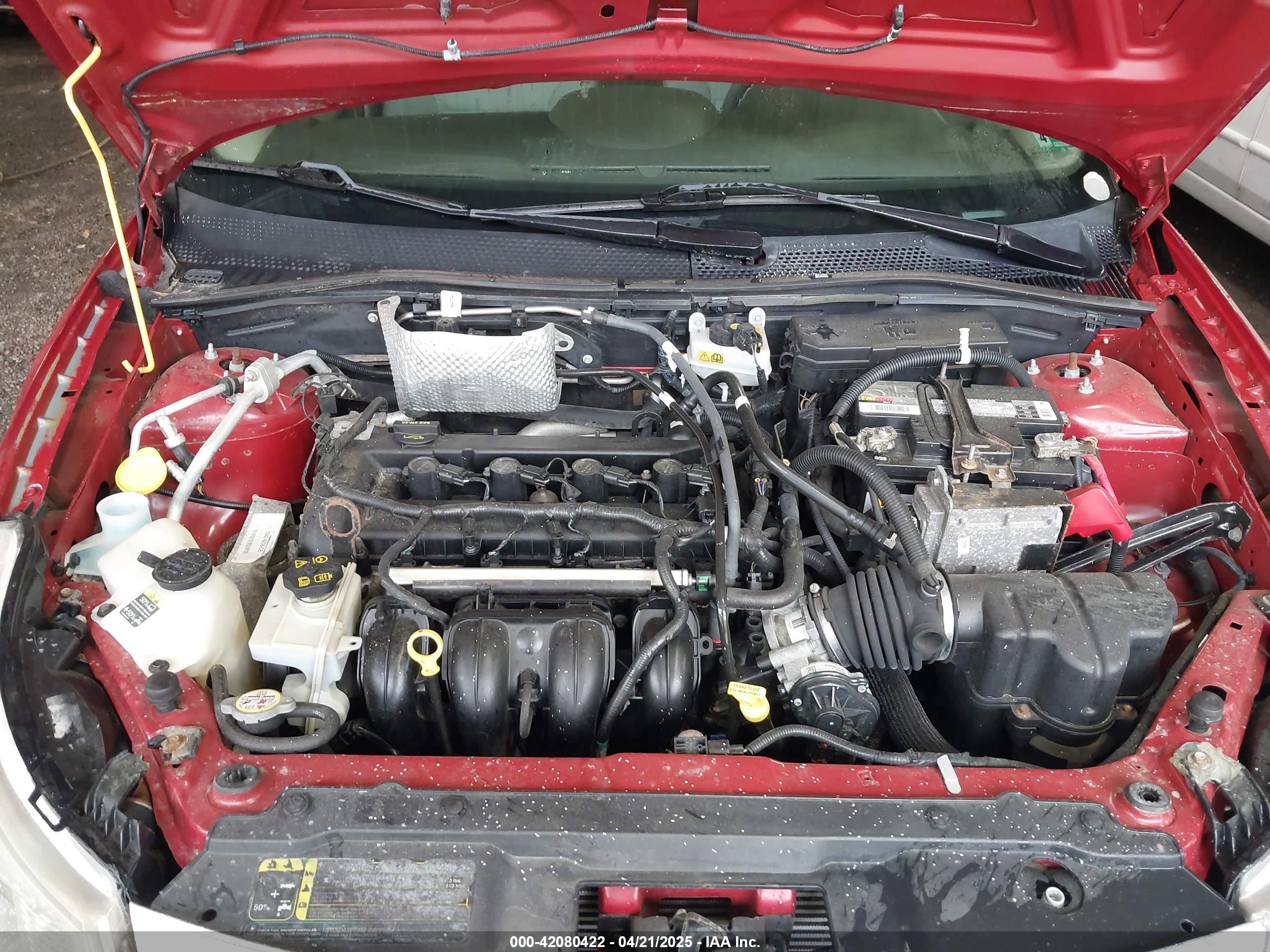 2009 Ford Focus Se Red vin: 1FAHP35N29W148929