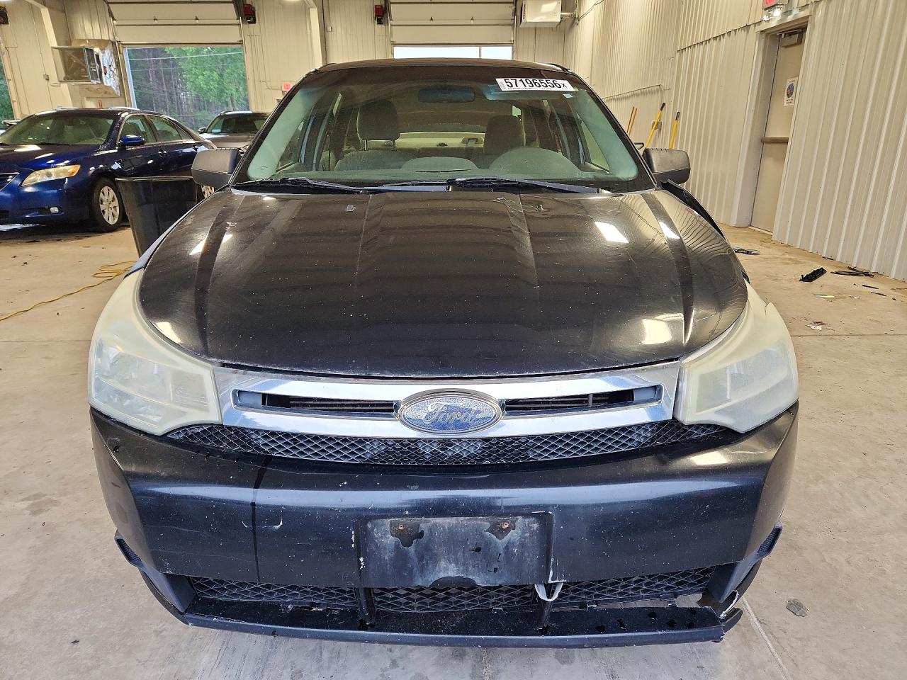 2008 Ford Focus Se Black vin: 1FAHP35N38W191416