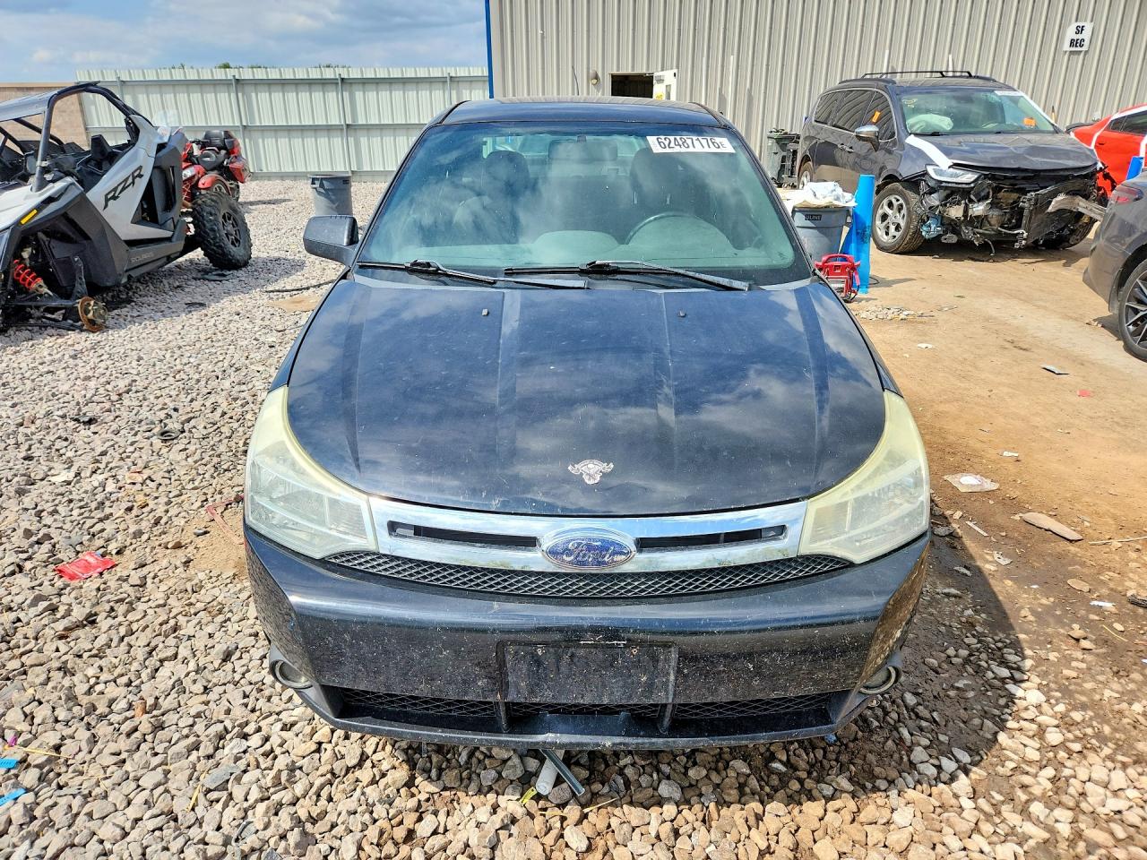 2008 Ford Focus Se Black vin: 1FAHP35N38W217951