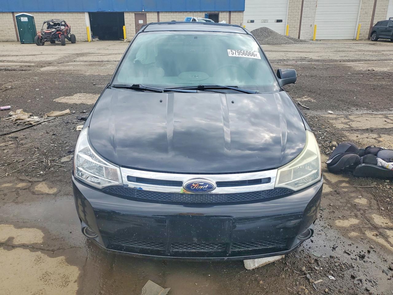 2008 Ford Focus Se Black vin: 1FAHP35N38W266518