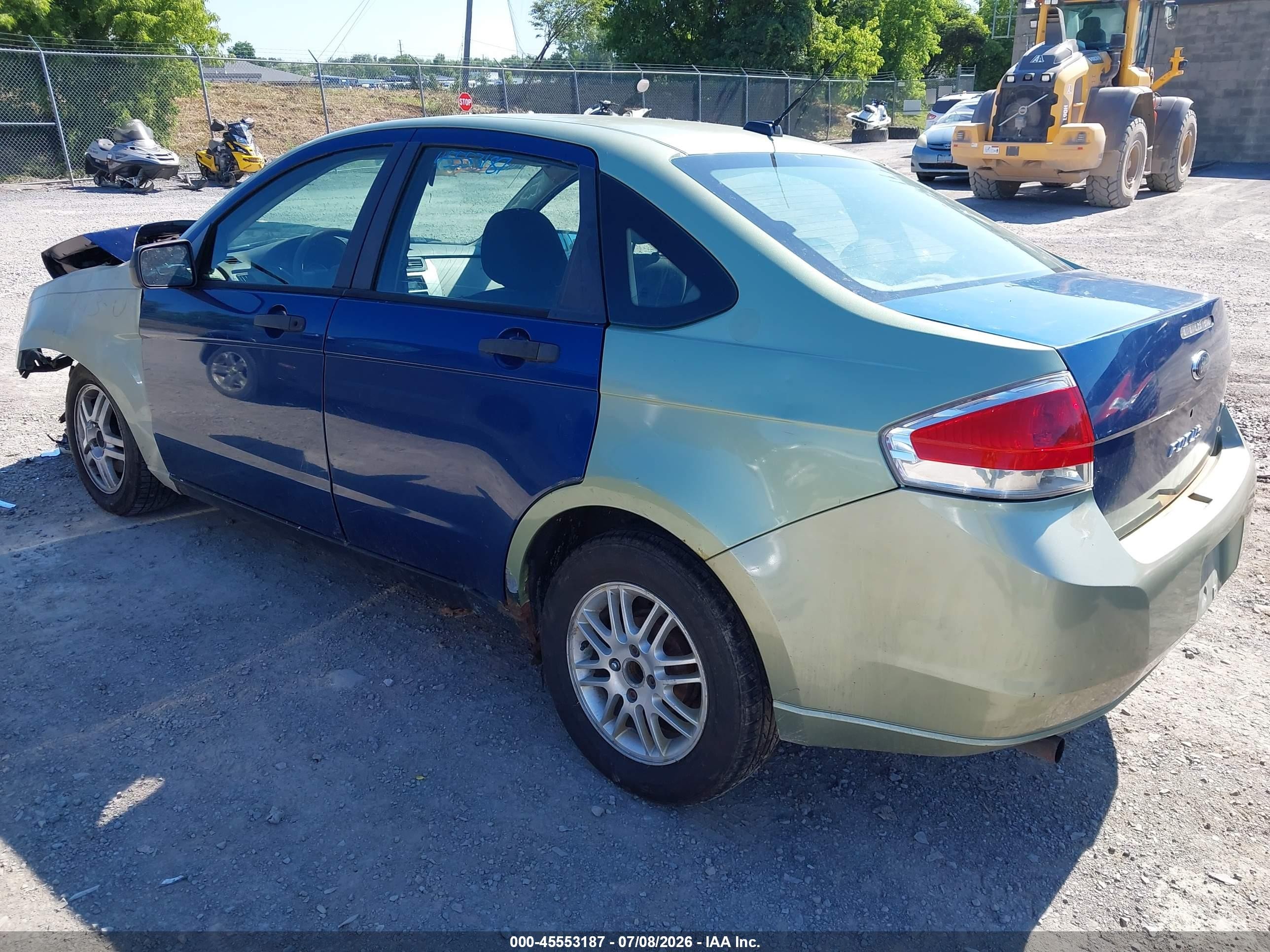 2008 Ford Focus Se/ses Зеленый vin: 1FAHP35N38W284453