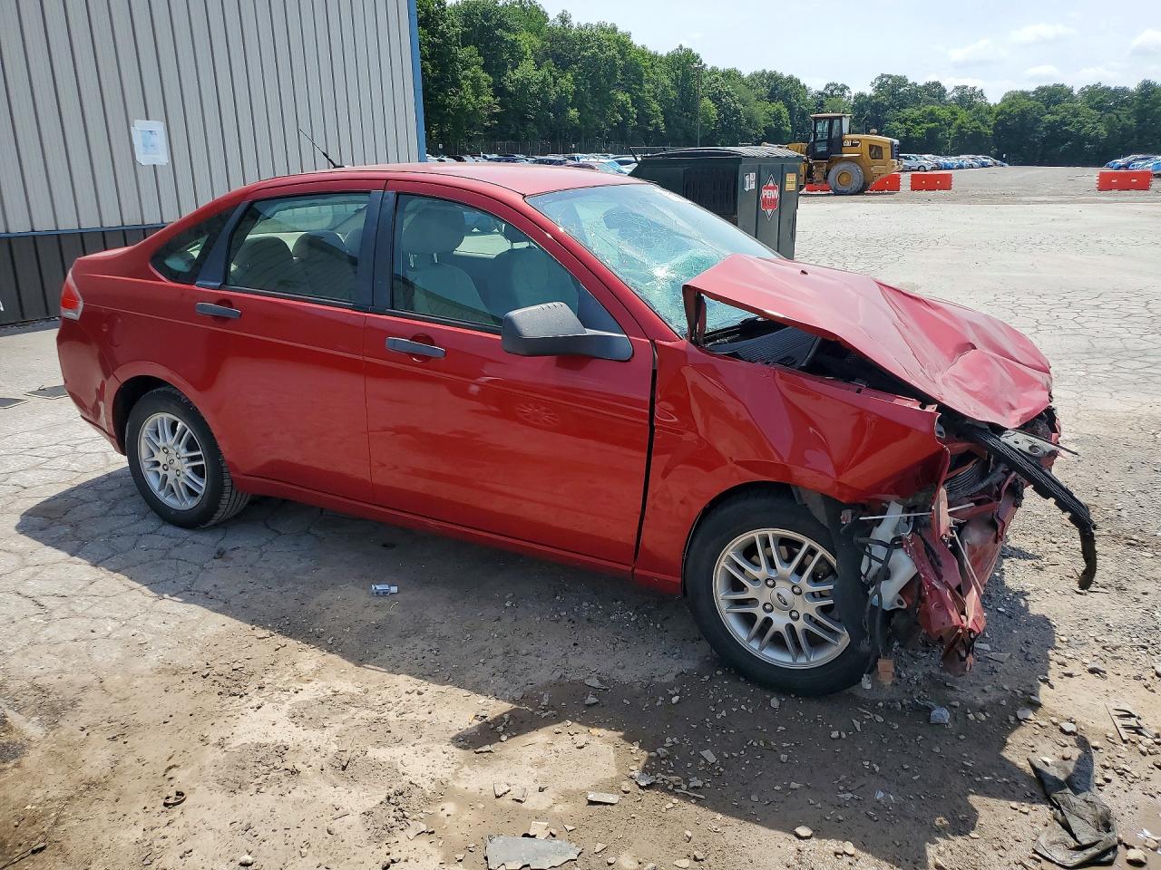2009 Ford Focus Se Red vin: 1FAHP35N39W116832