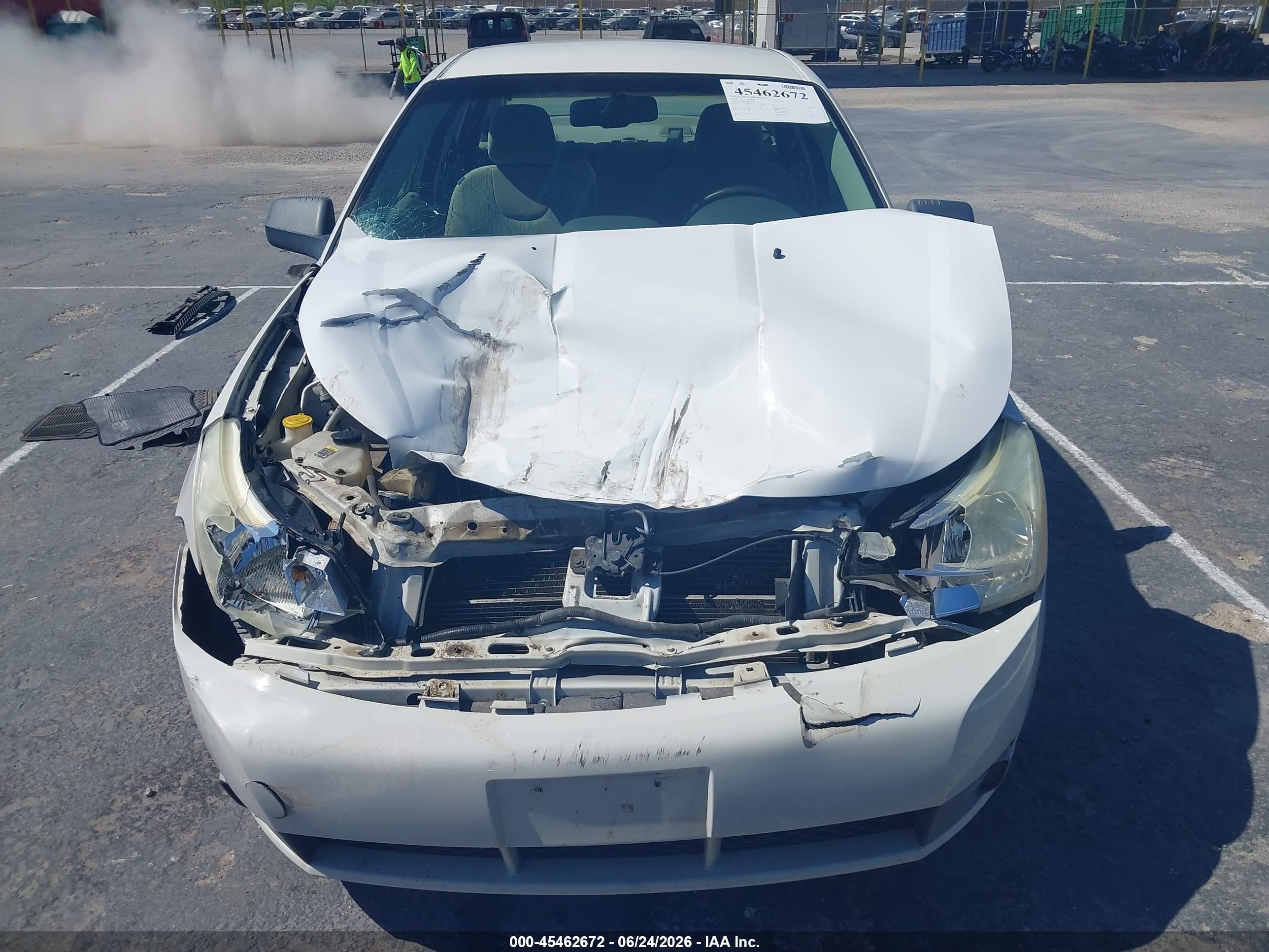 2009 Ford Focus Se White vin: 1FAHP35N39W124753