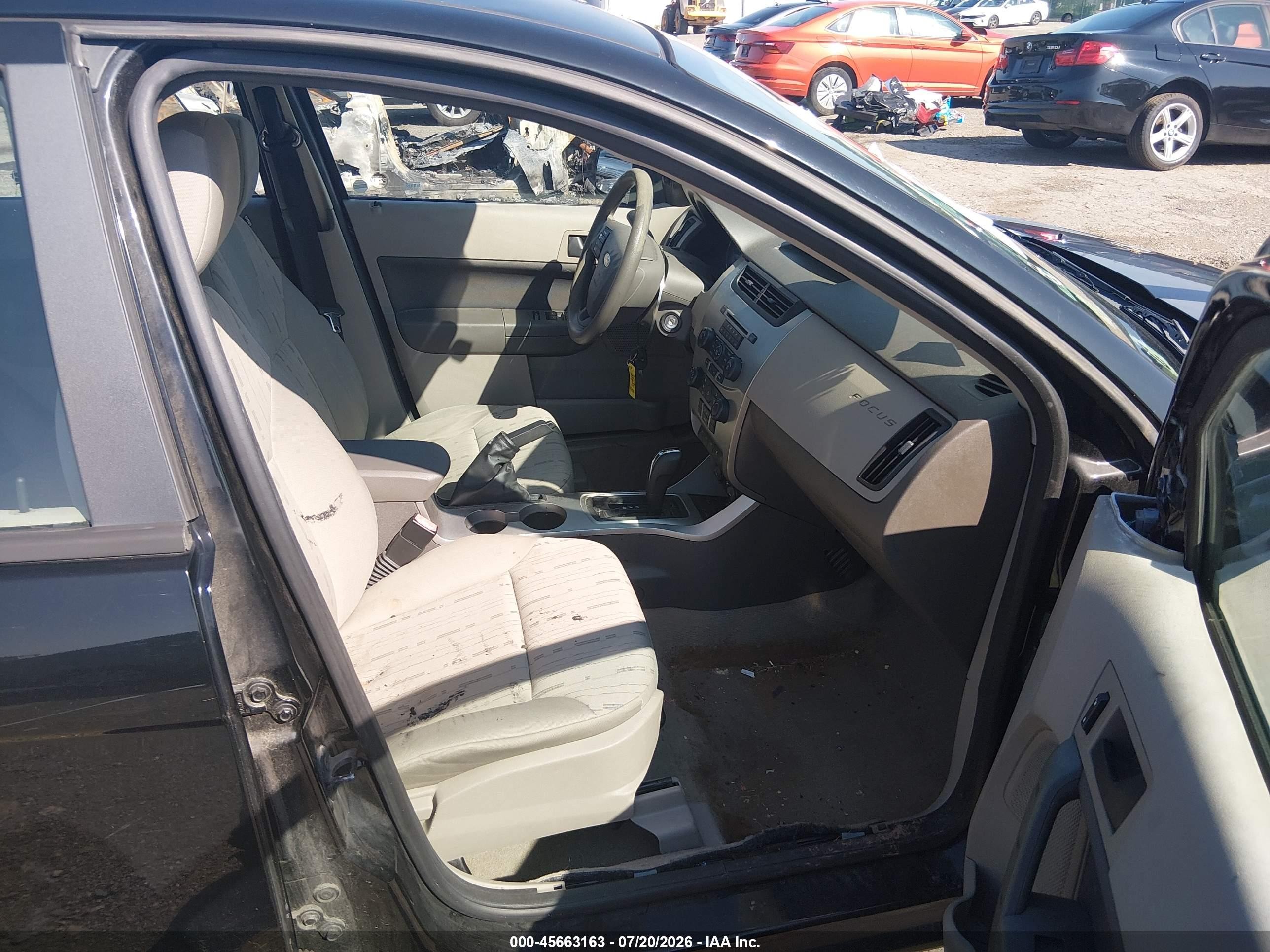 2009 Ford Focus Se Черный vin: 1FAHP35N39W140645