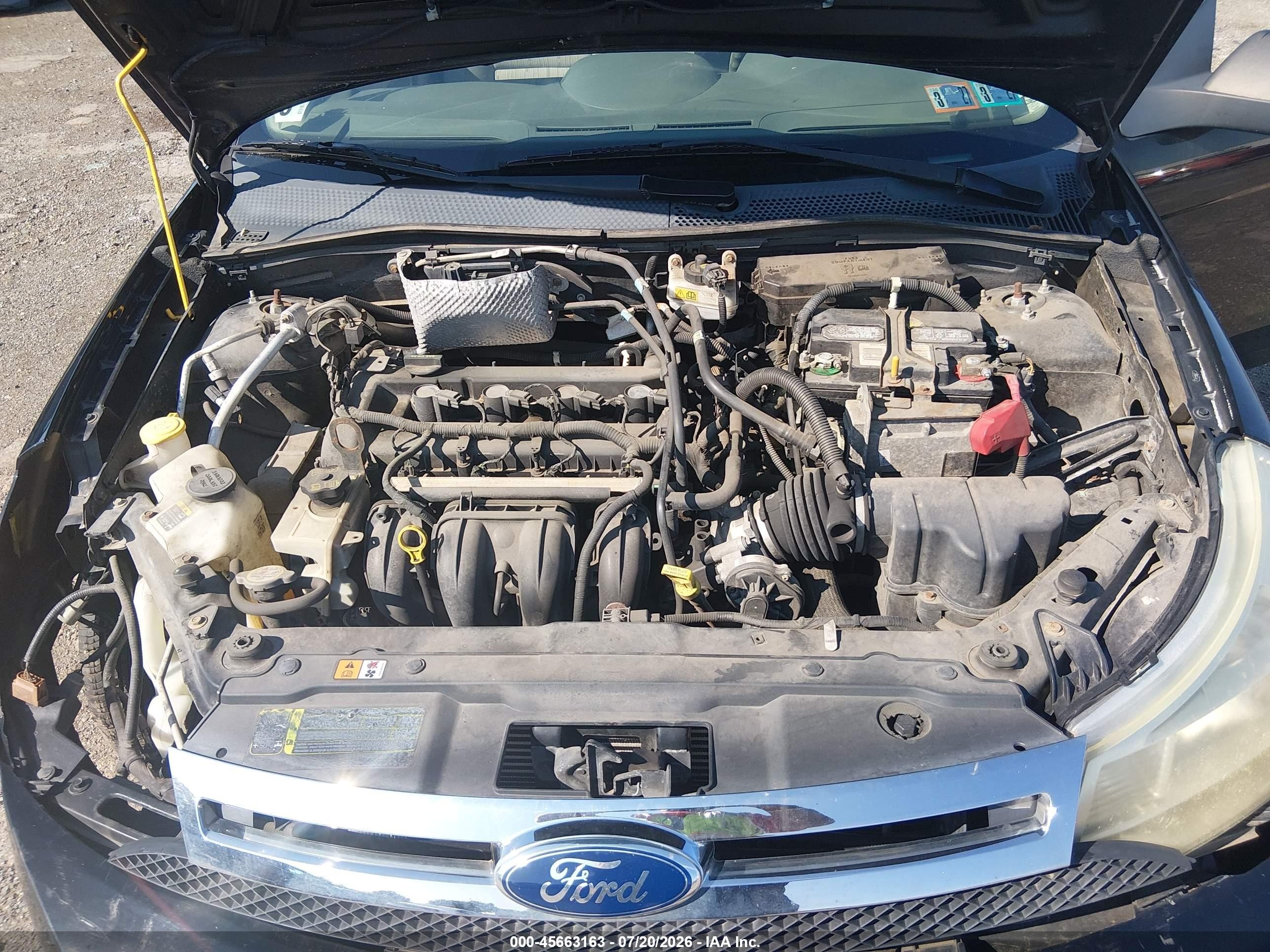 2009 Ford Focus Se Черный vin: 1FAHP35N39W140645