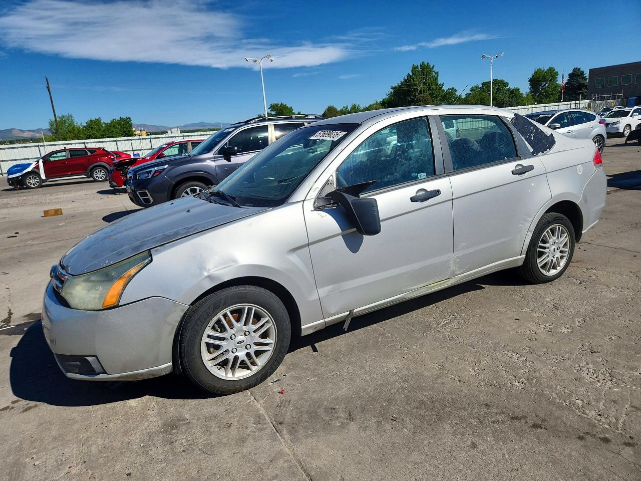 2009 Ford Focus Se Silver vin: 1FAHP35N39W194303