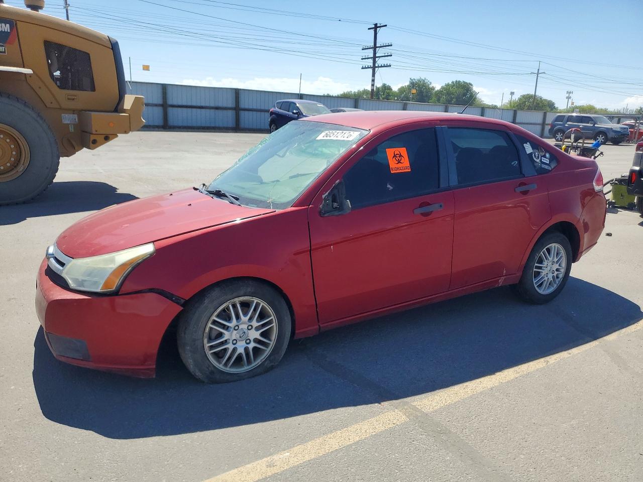 2009 Ford Focus Se Красный vin: 1FAHP35N39W202156