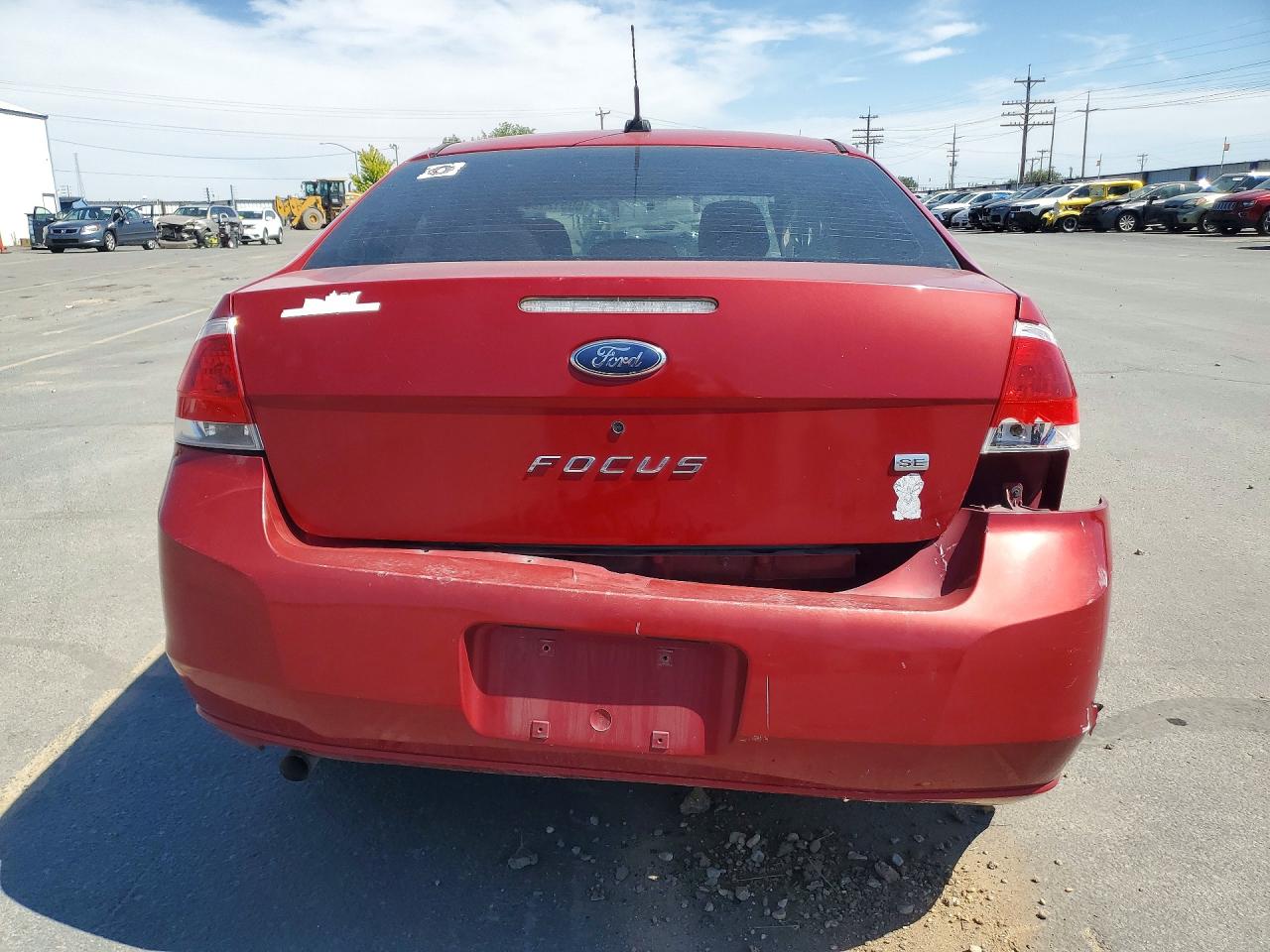 2009 Ford Focus Se Red vin: 1FAHP35N39W202156
