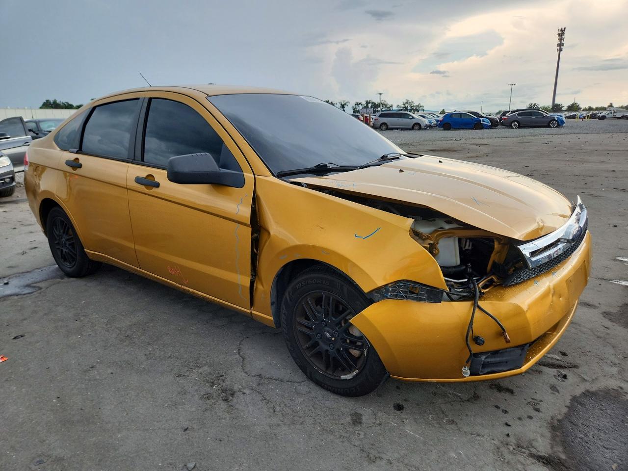 2009 Ford Focus Se Gold vin: 1FAHP35N39W205865