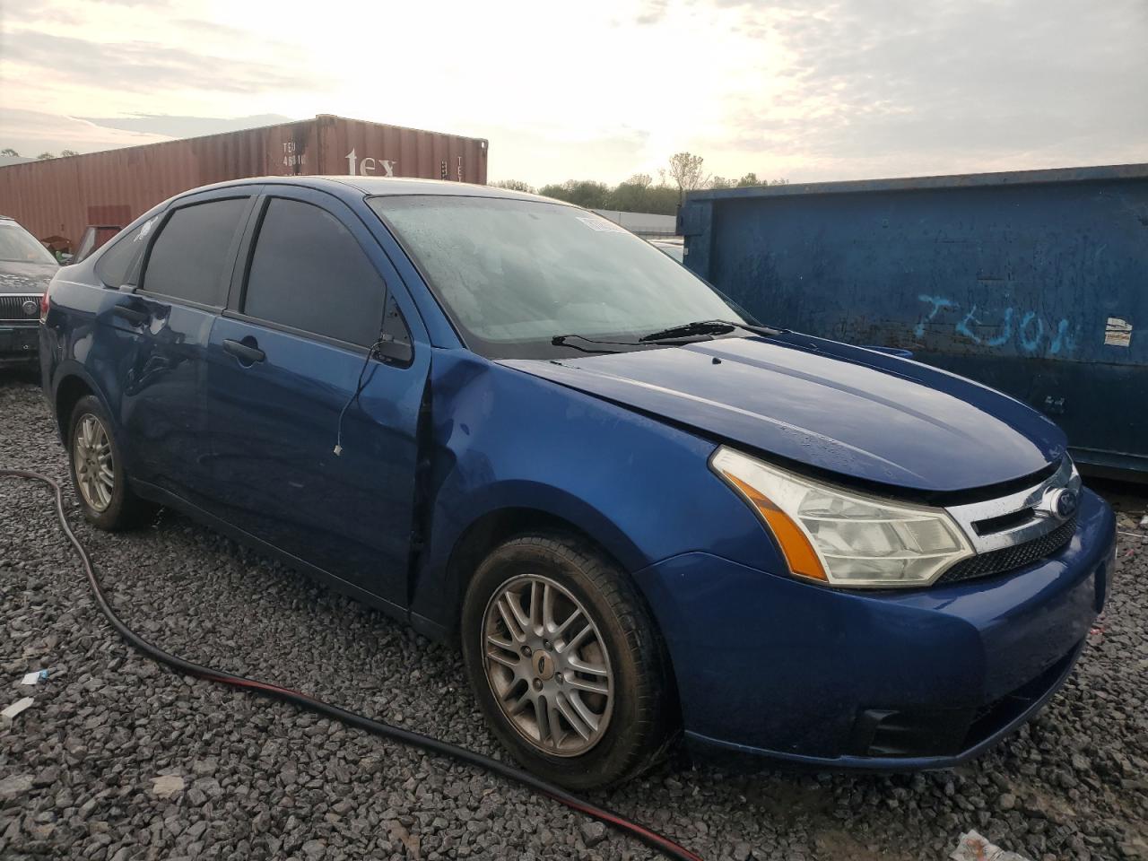 2009 Ford Focus Se Blue vin: 1FAHP35N39W215702